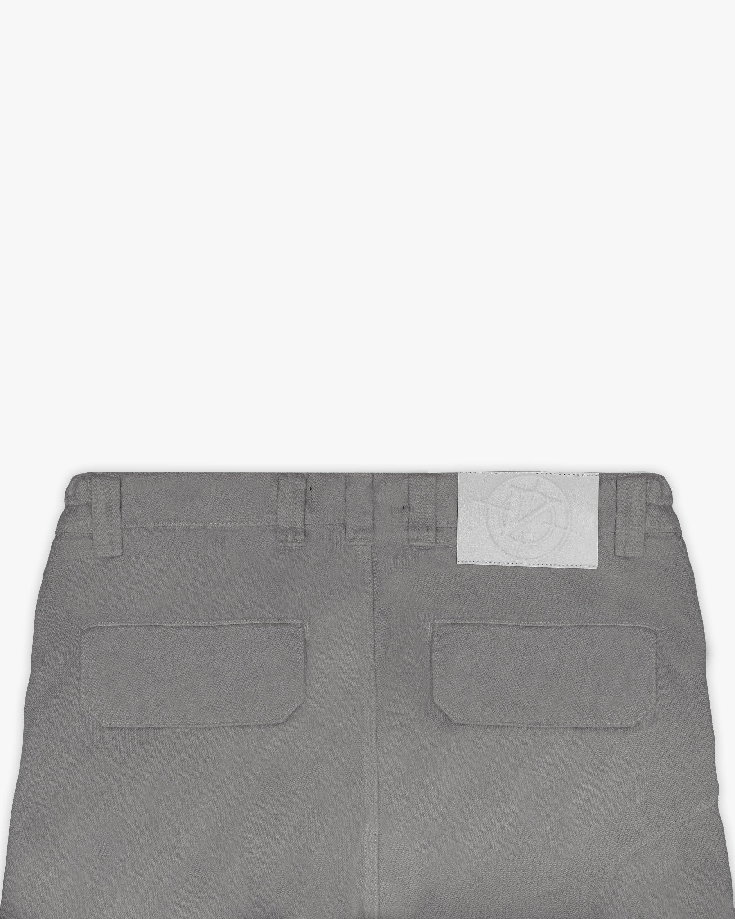 ASYMETRICAL CARGOPANTS DARK GREY