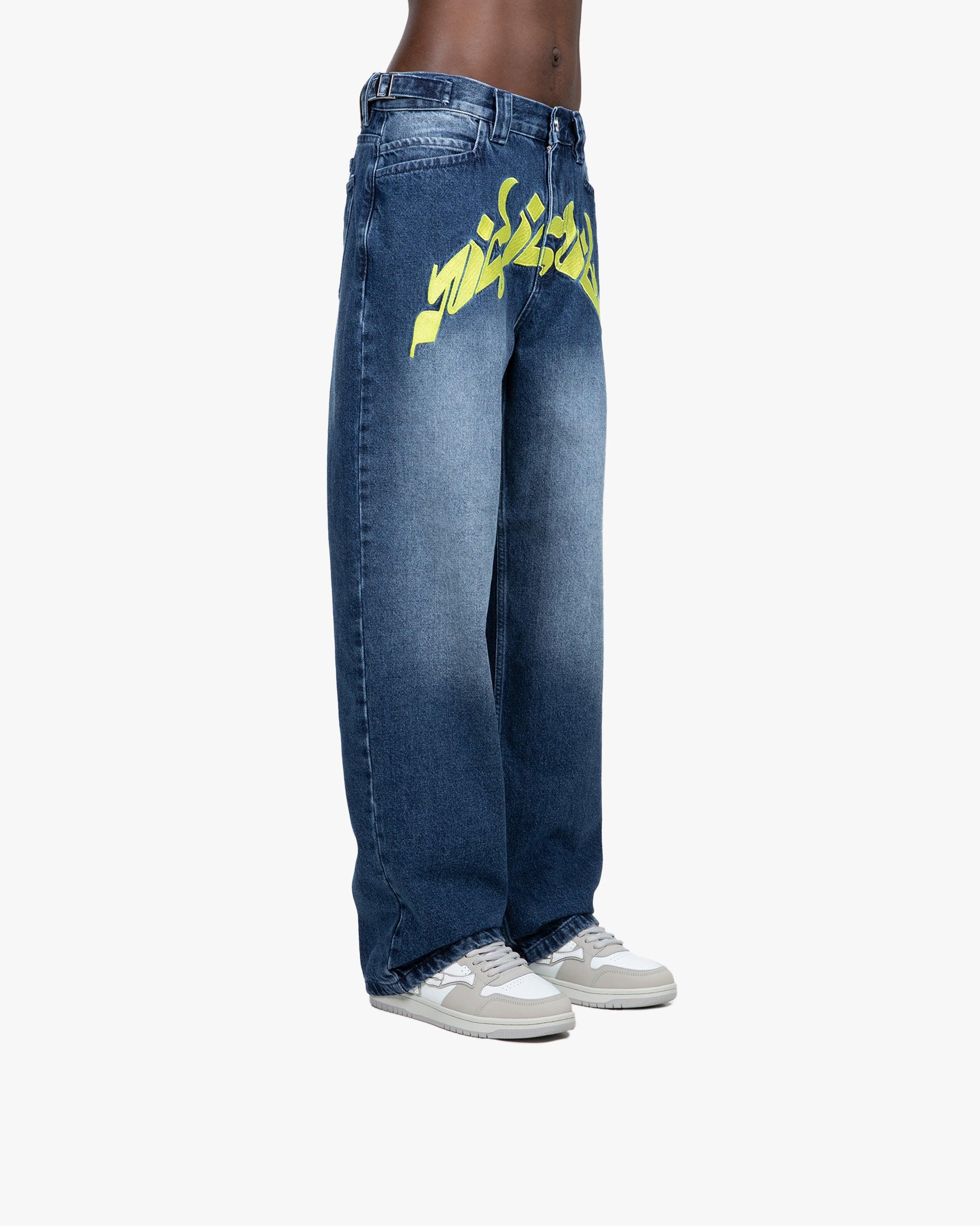 MIRAGE DENIM DARK BLUE / YELLOW