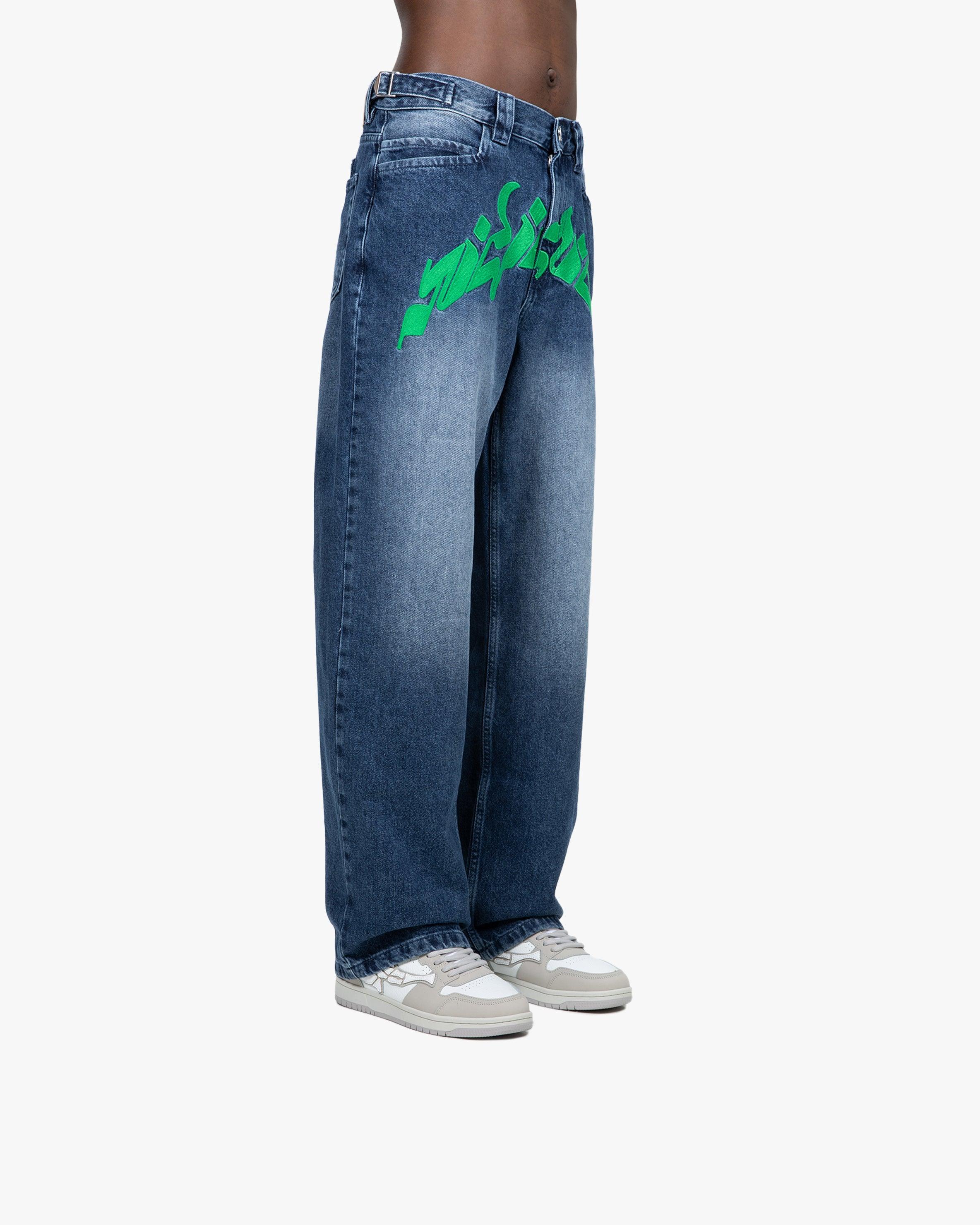MIRAGE DENIM DARK BLUE / GREEN