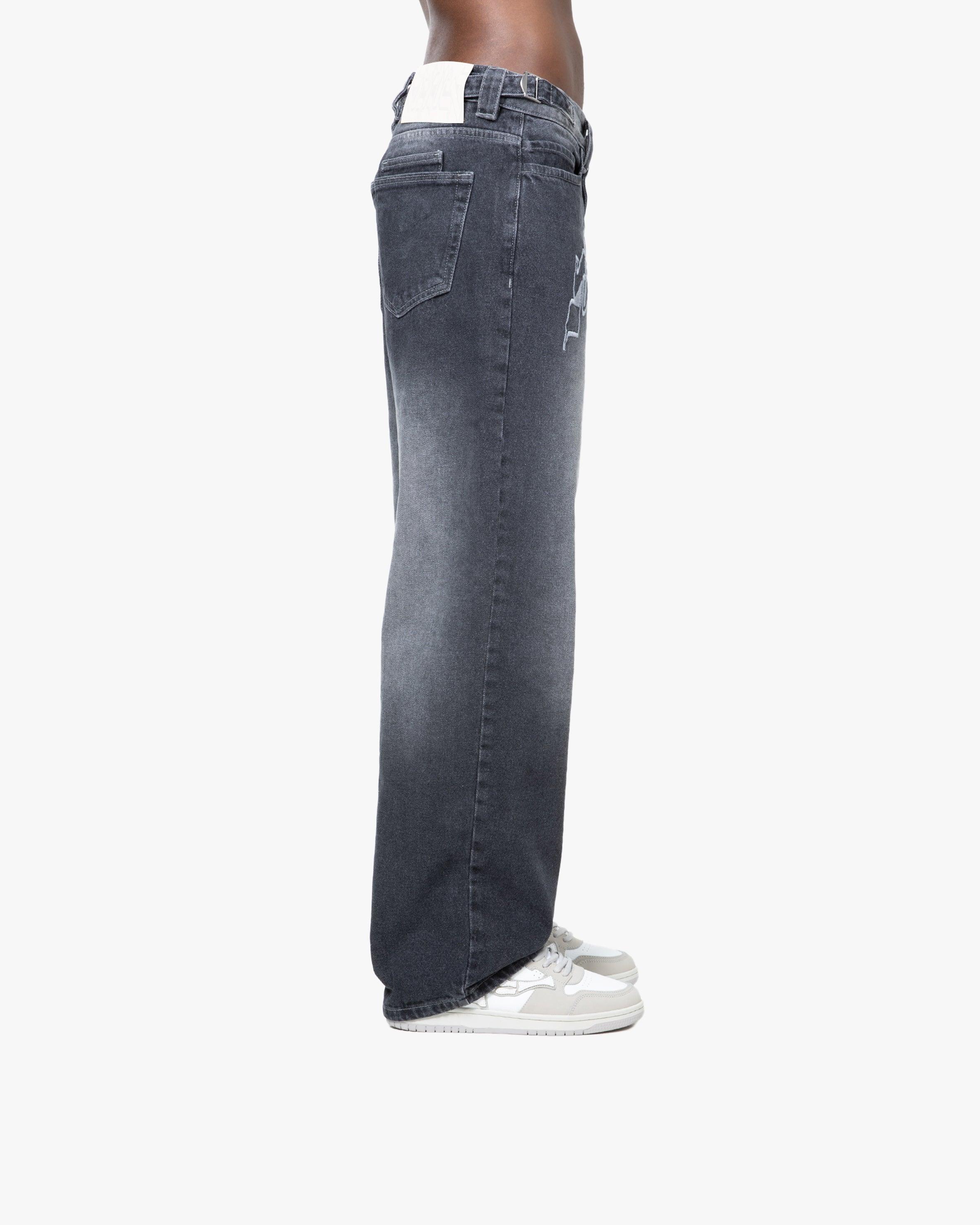 OUTLINED MIRAGE DENIM GREY / WHITE