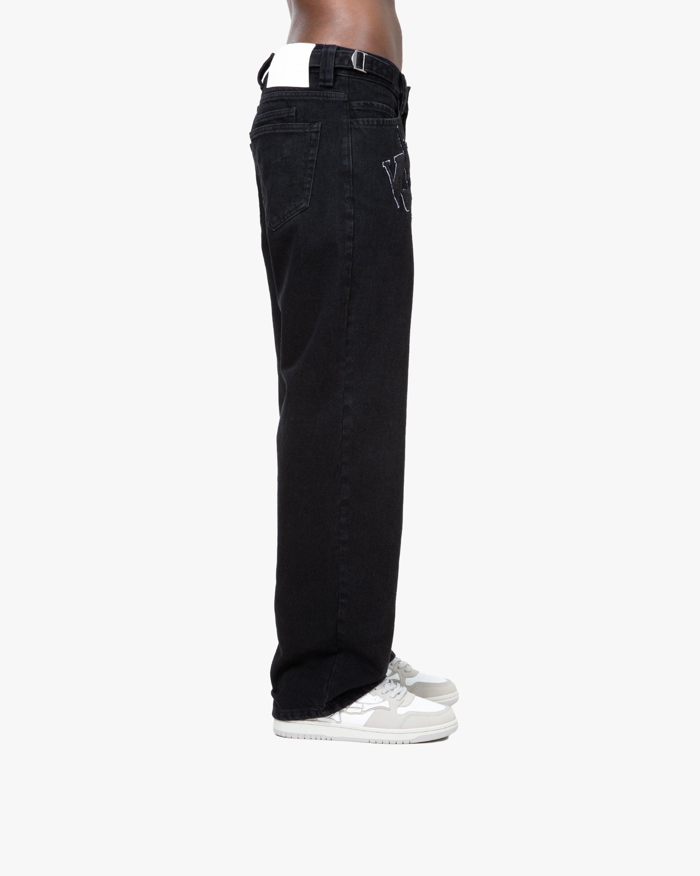 CHENILLE HAVOC DENIM BLACK / WHITE