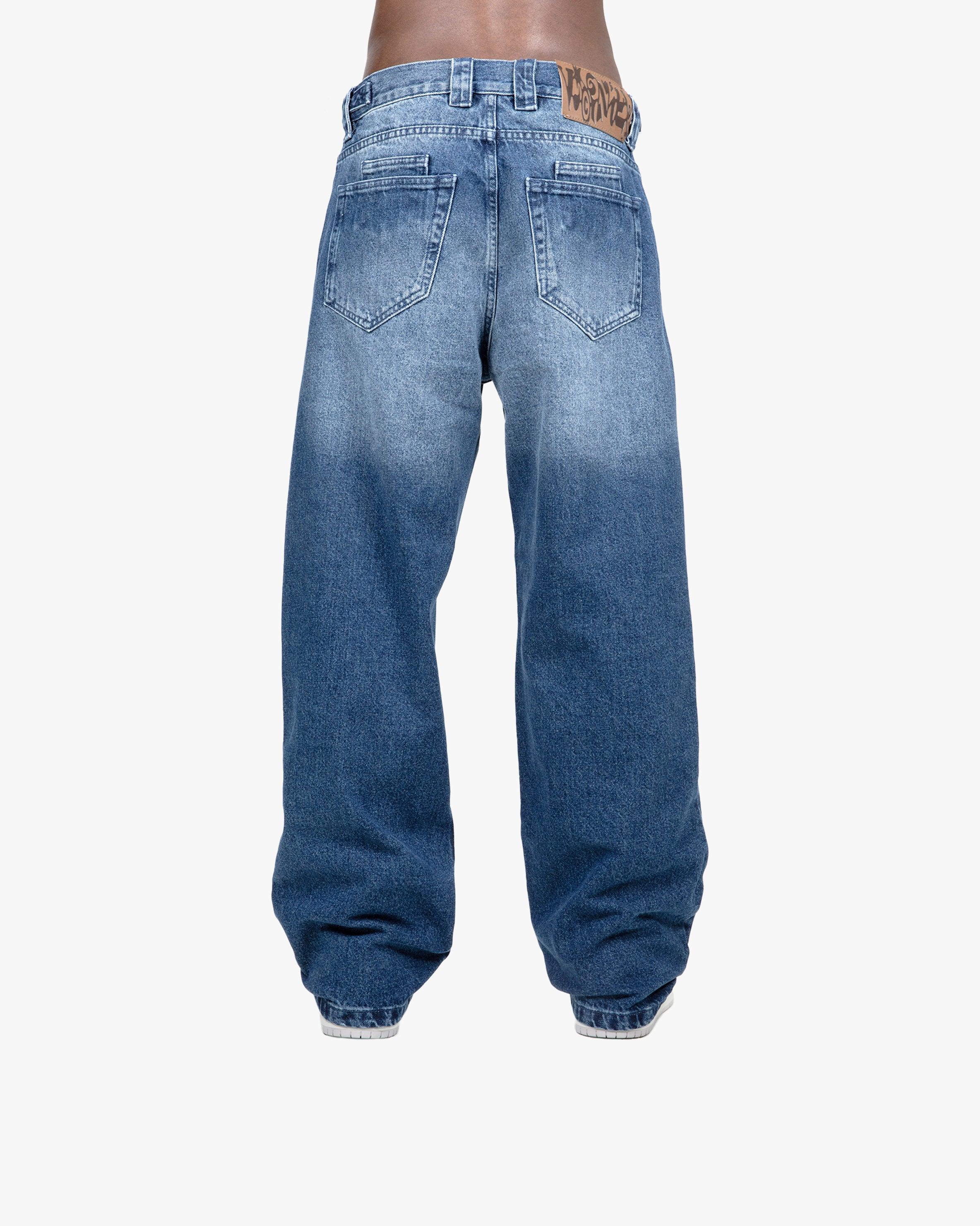 HAVOC DENIM DARK BLUE / WHITE