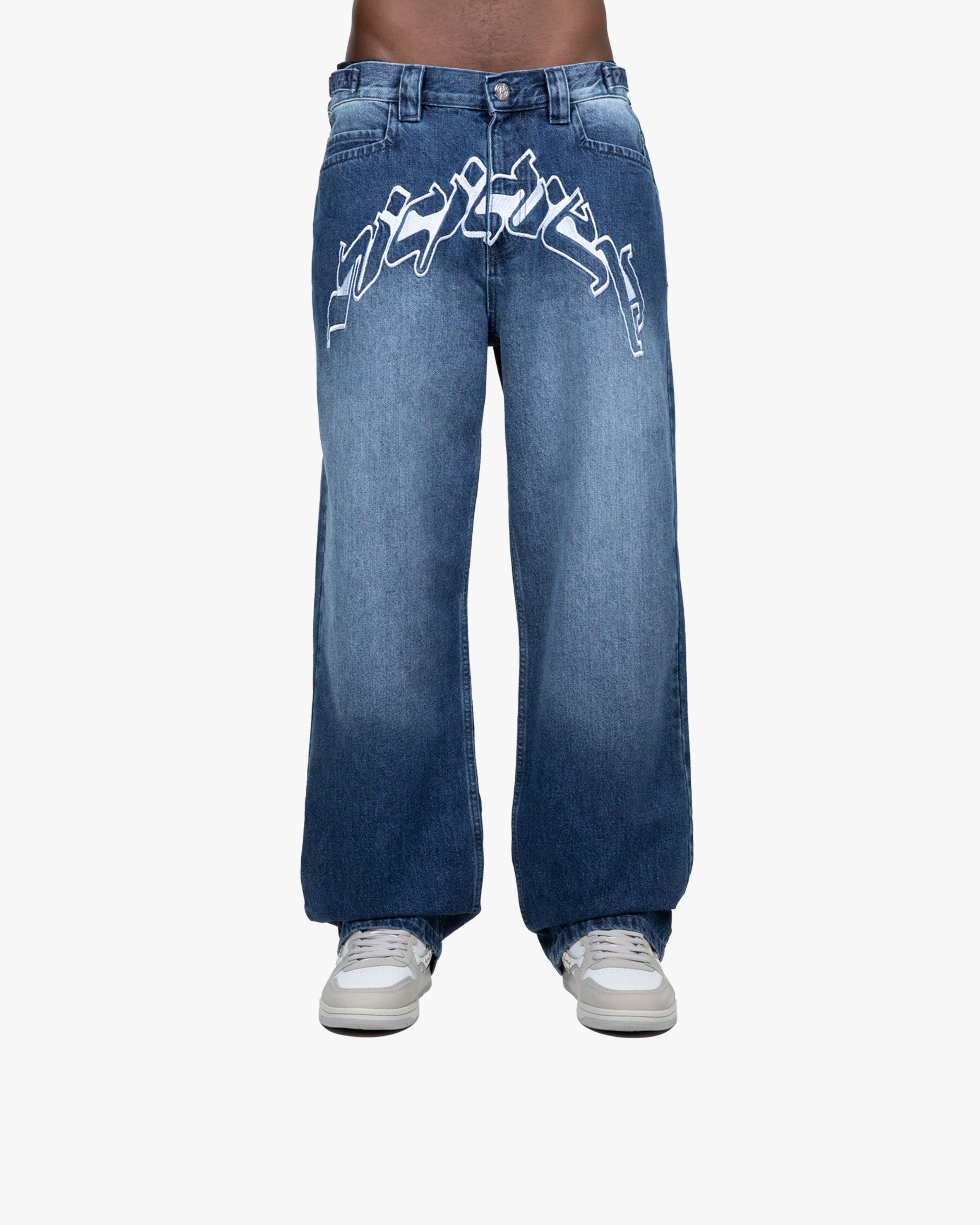 OUTLINED MIRAGE DENIM DARK BLUE / WHITE