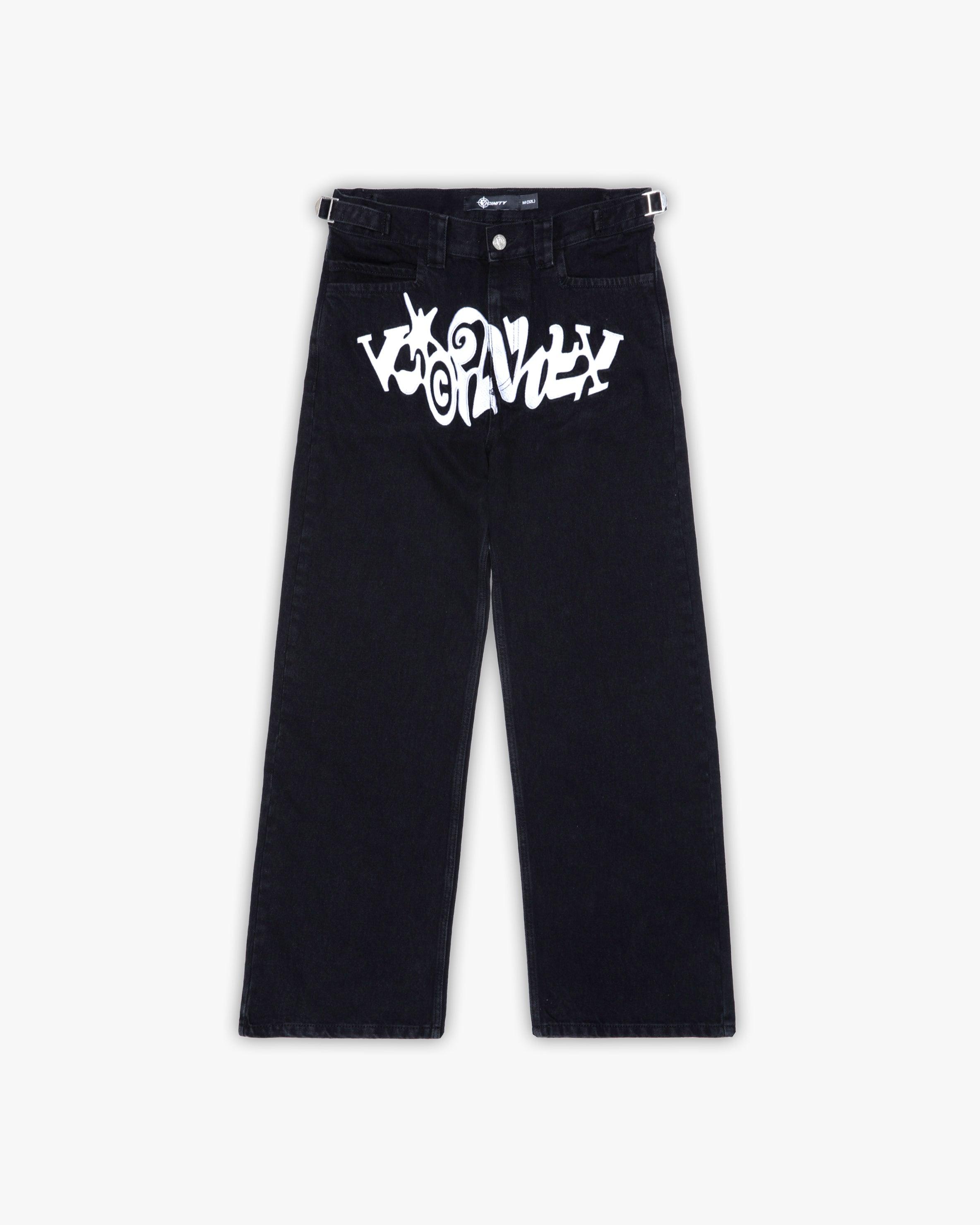 HAVOC DENIM BLACK / WHITE