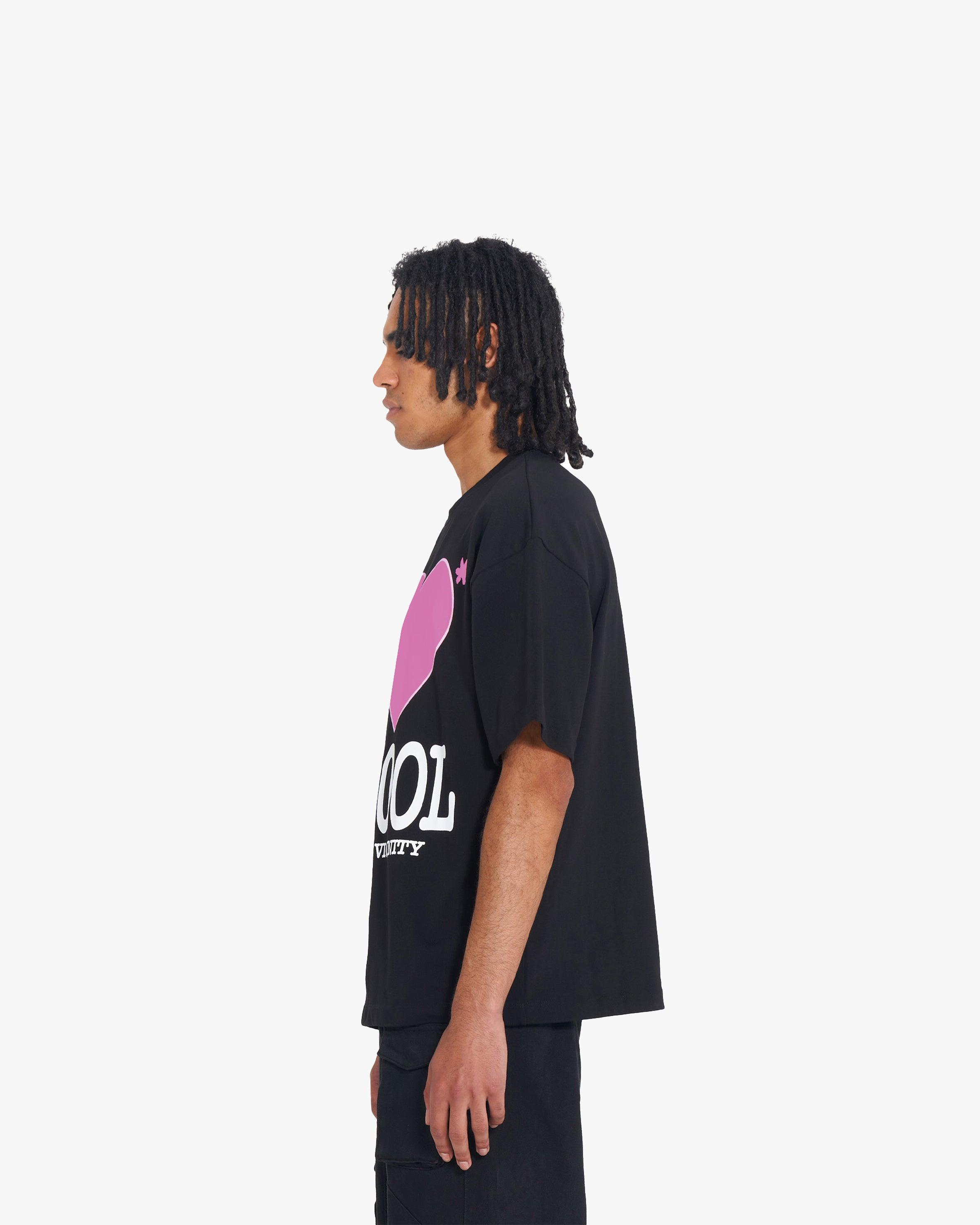 I LOVE SCHOOL TEE BLACK