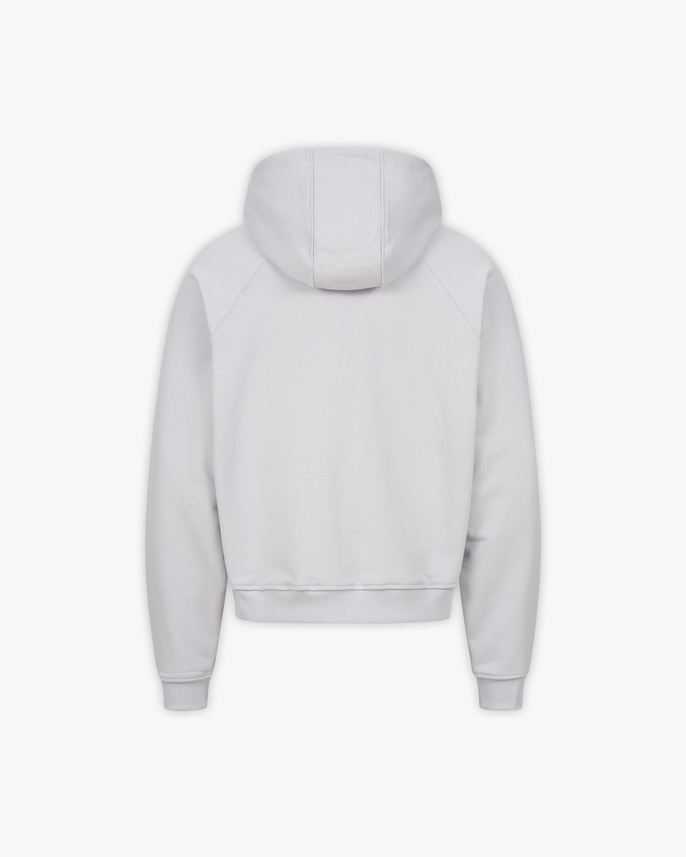 BINARY ZIP HOODIE GREY