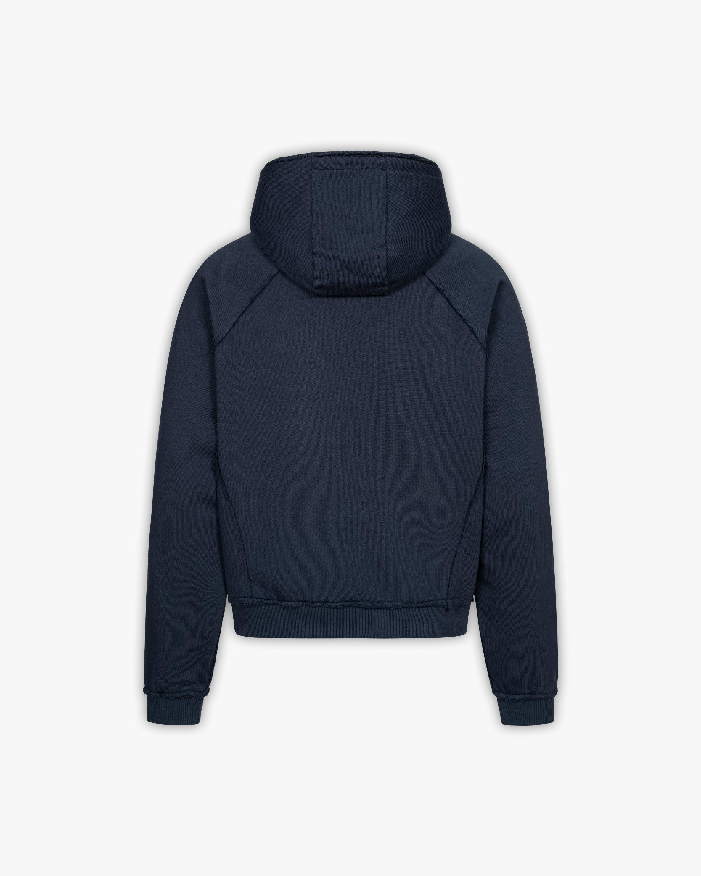 BINARY INSIDEOUT HOODIE NAVY BLUE