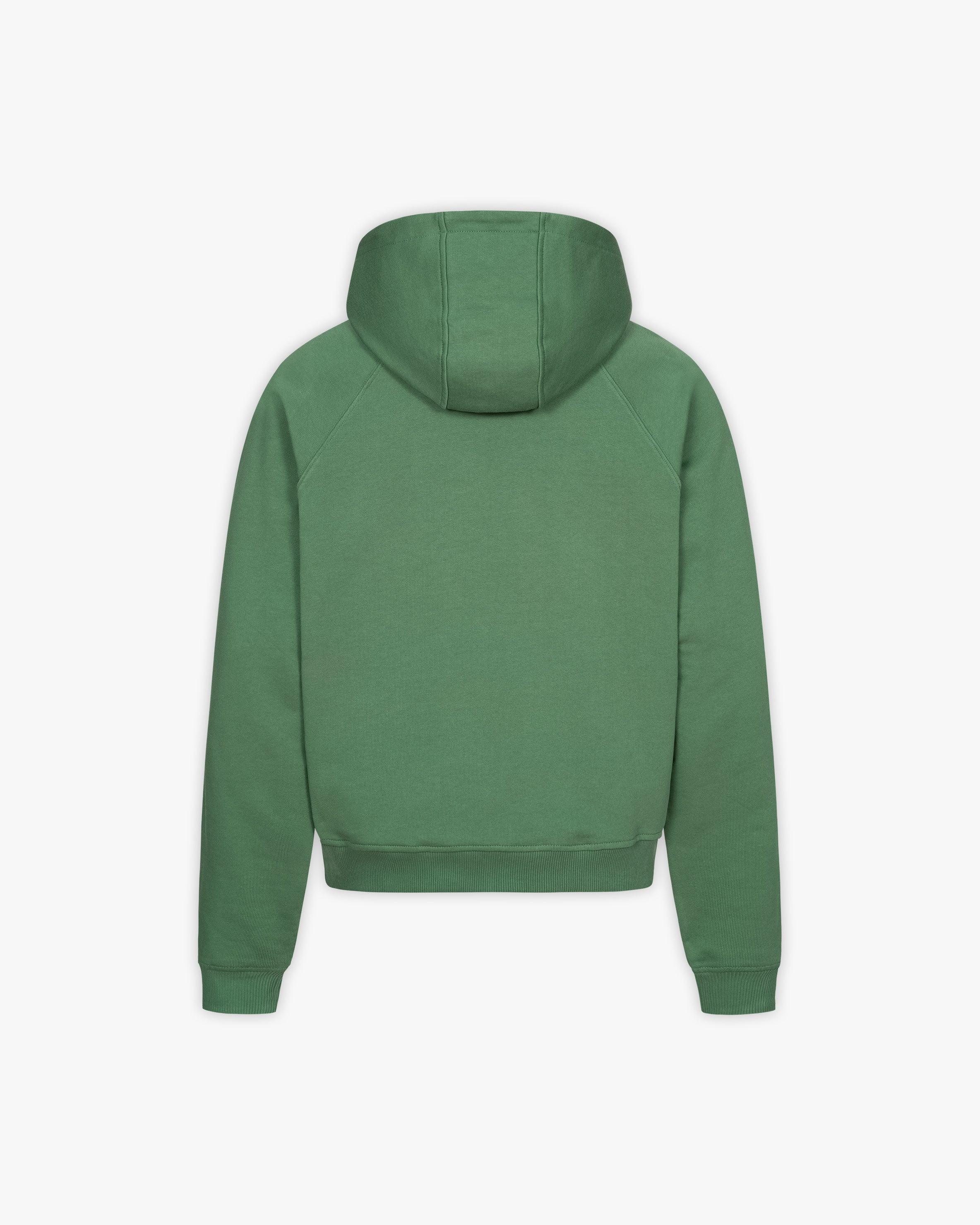 BINARY ZIP HOODIE GREEN