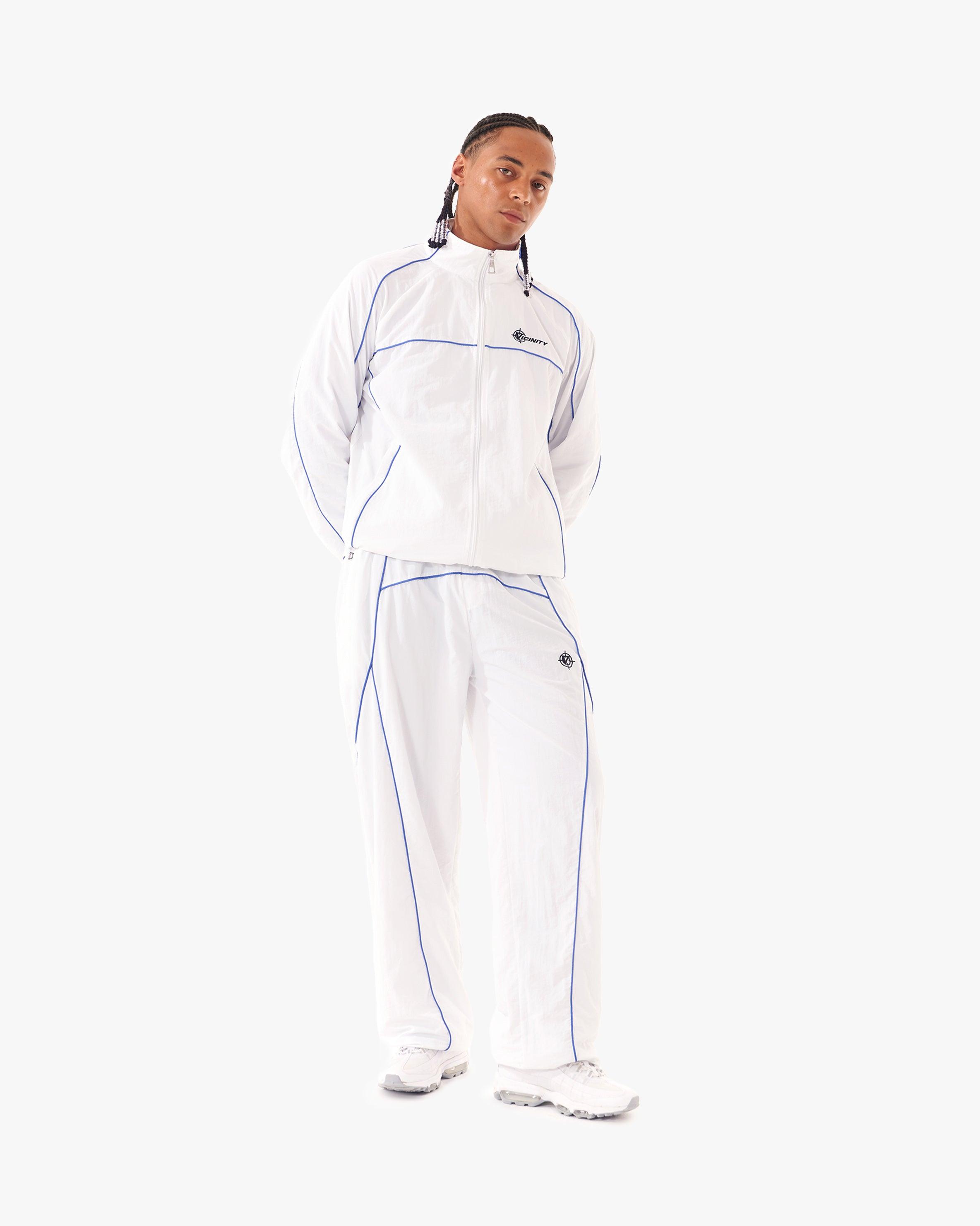 TRACK PANTS WHITE