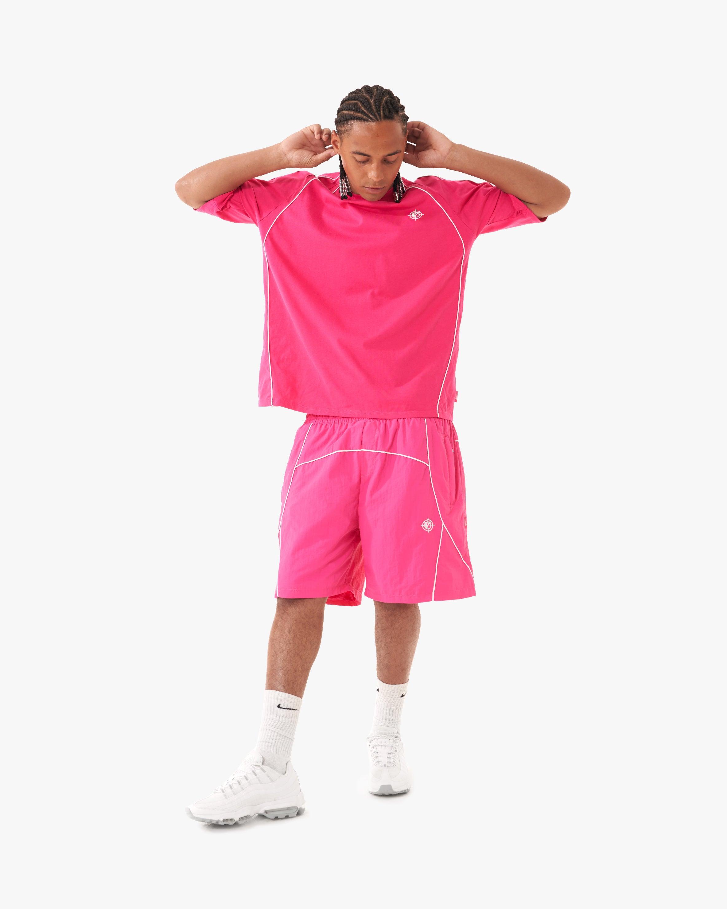 TRACK SHORTS PINK