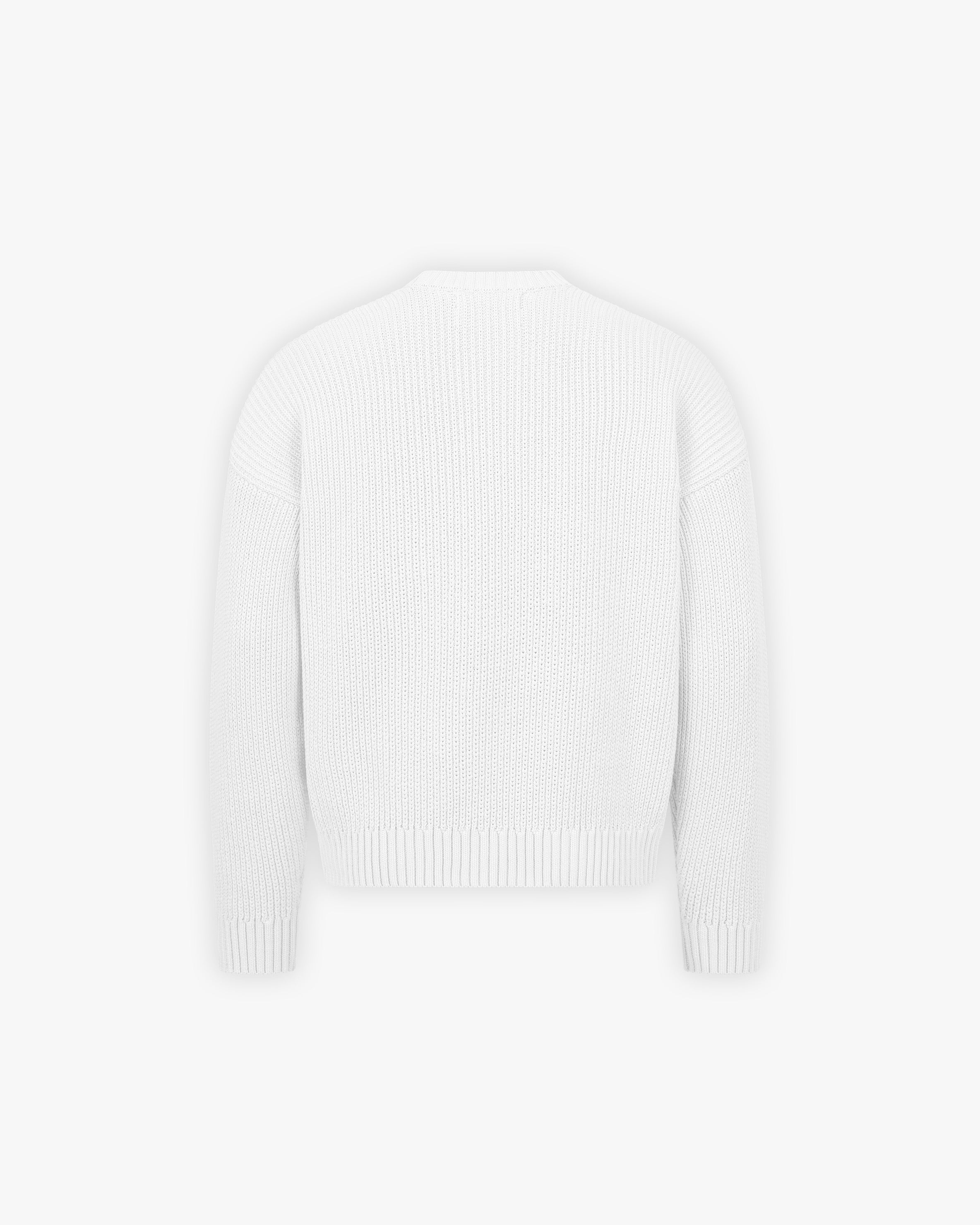 V-LOGO KNITWEAR WHITE