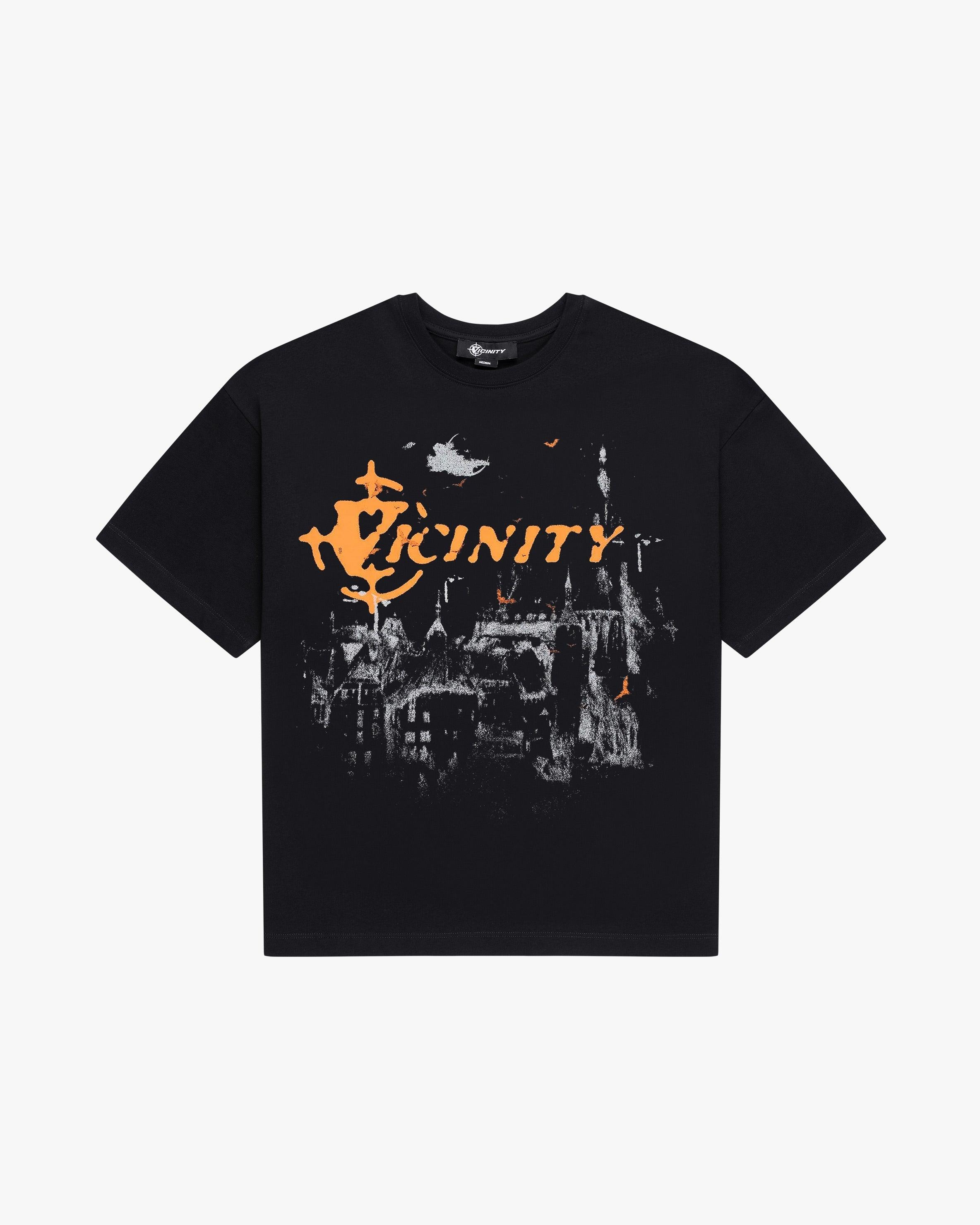 HAUNTED HOUSE TEE BLACK