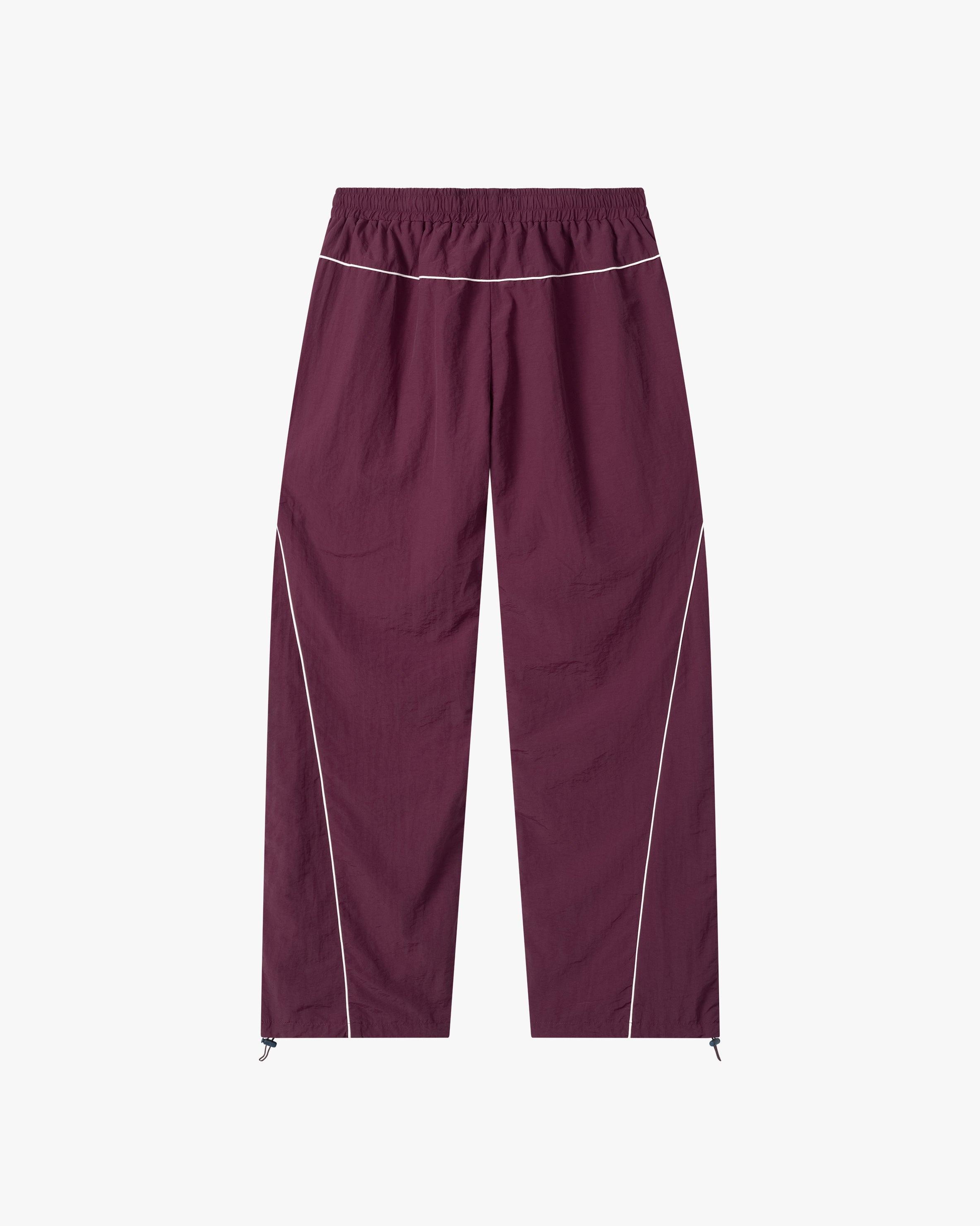 TRACK PANTS BURGUNDY