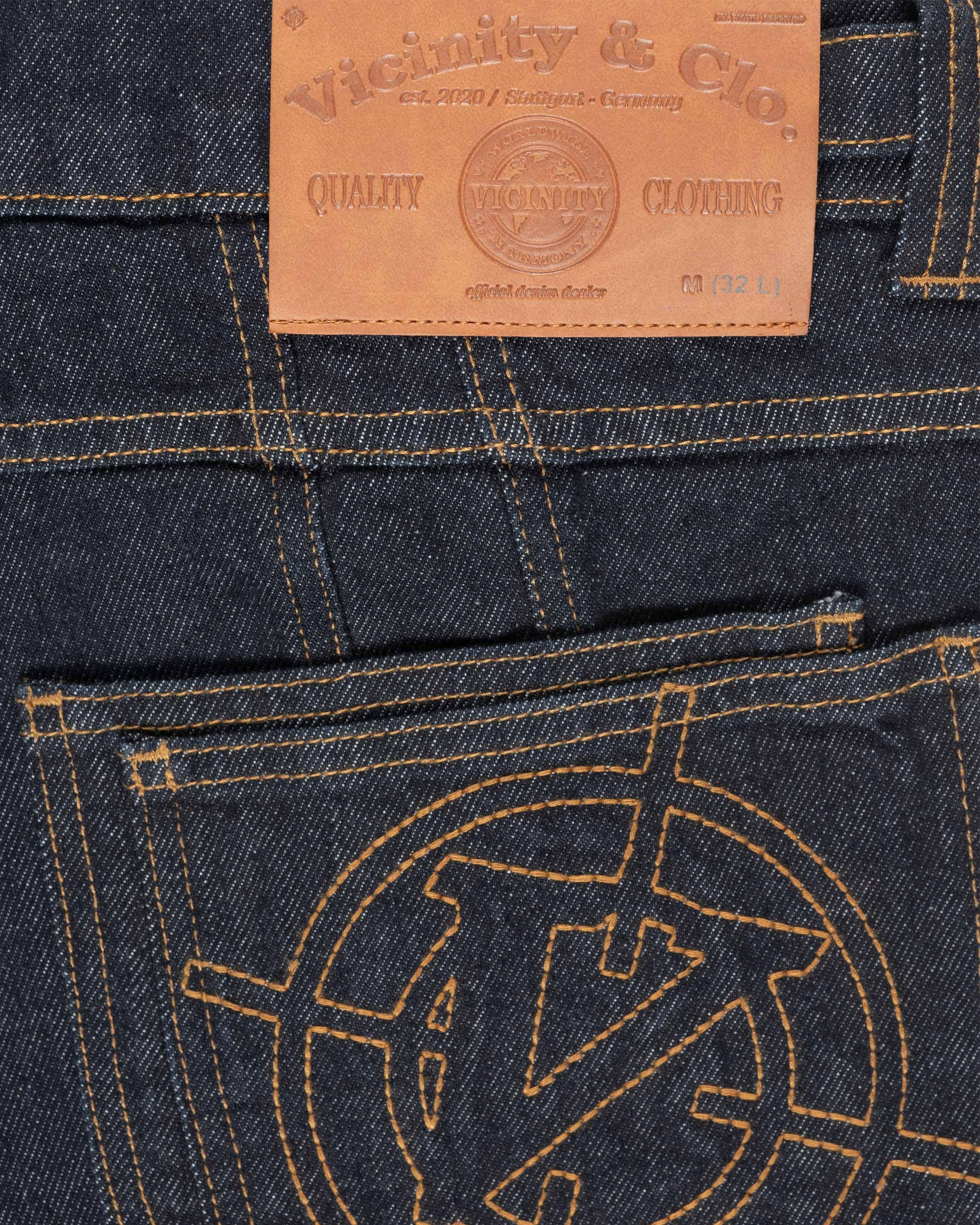 V-LOGO RAW DENIM