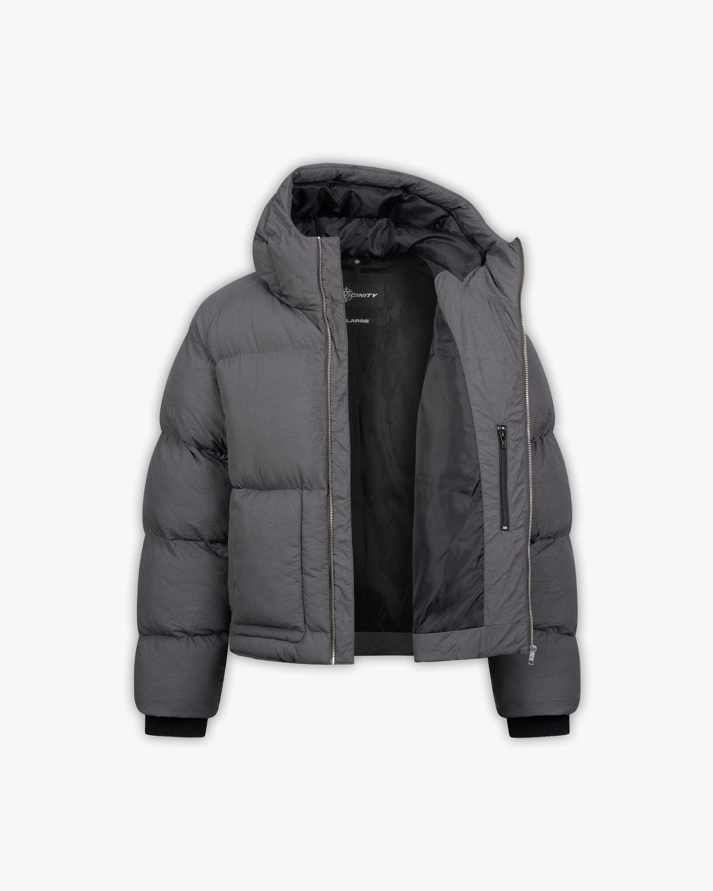 PUFFER JACKET DARK GREY