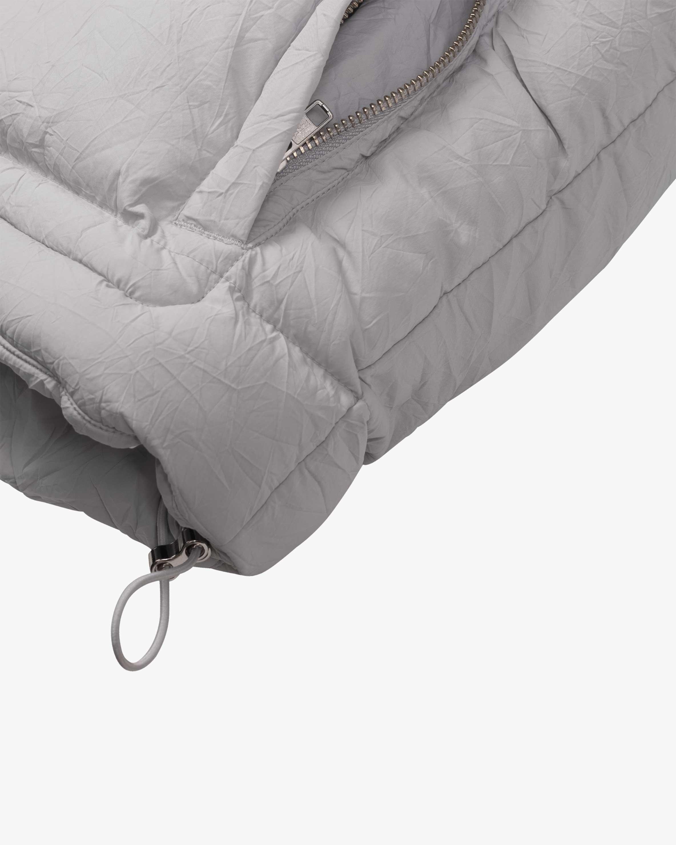 PUFFER JACKET LIGHT GREY