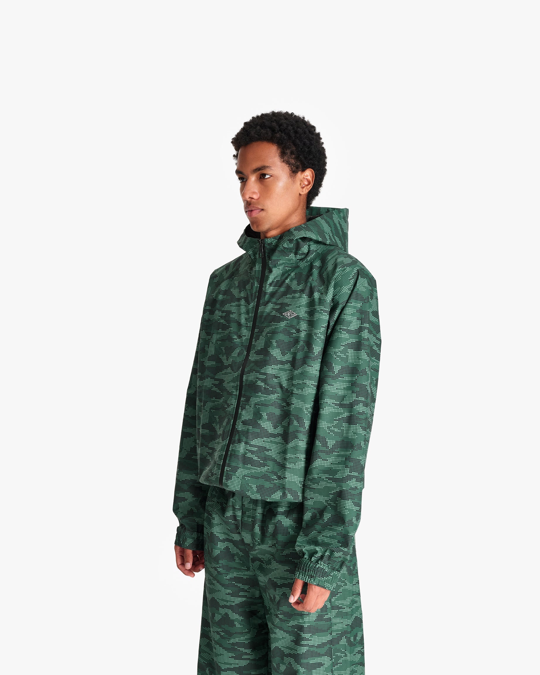 WINDBREAKER DOTTED CAMO GREEN