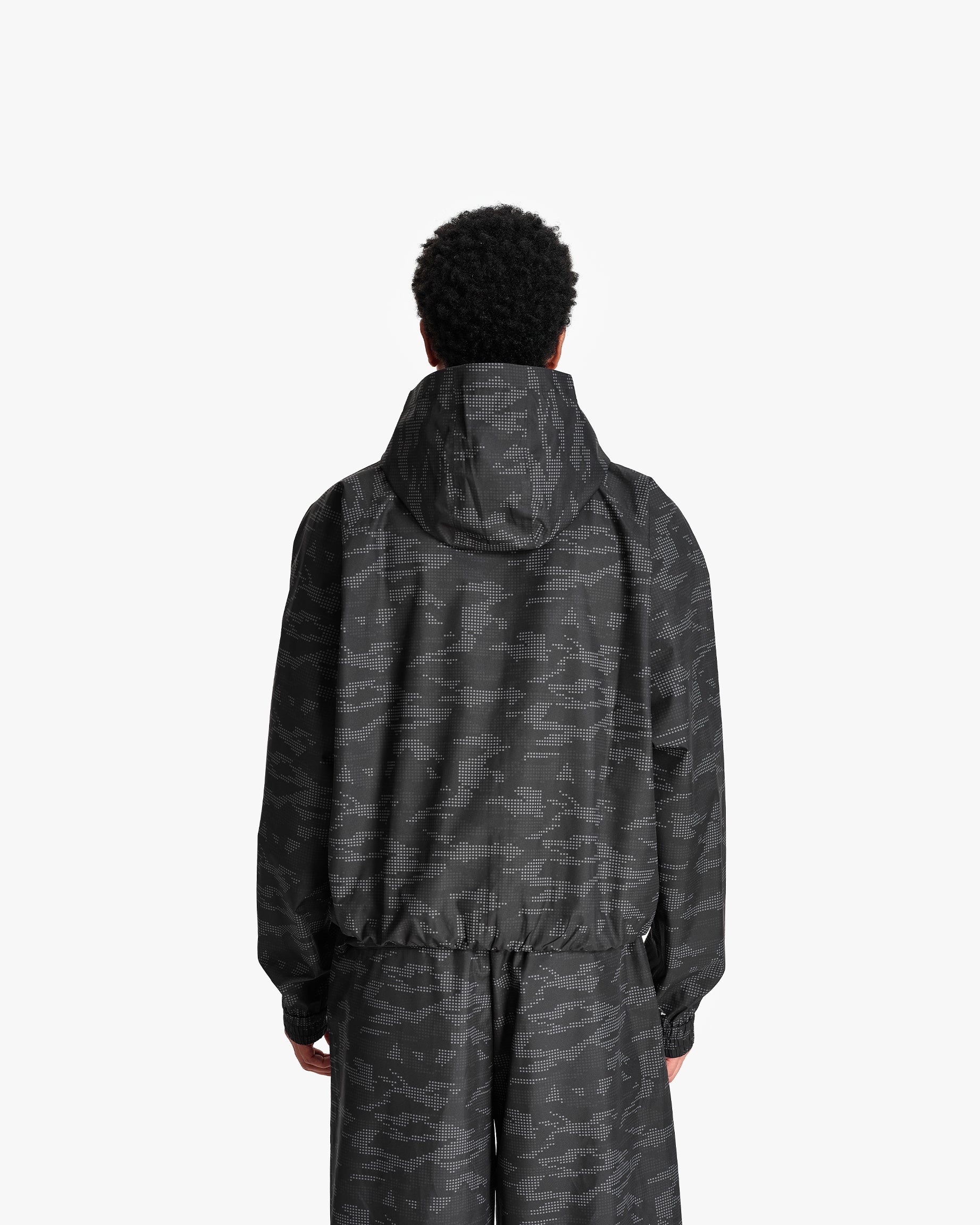 WINDBREAKER DOTTED CAMO BLACK