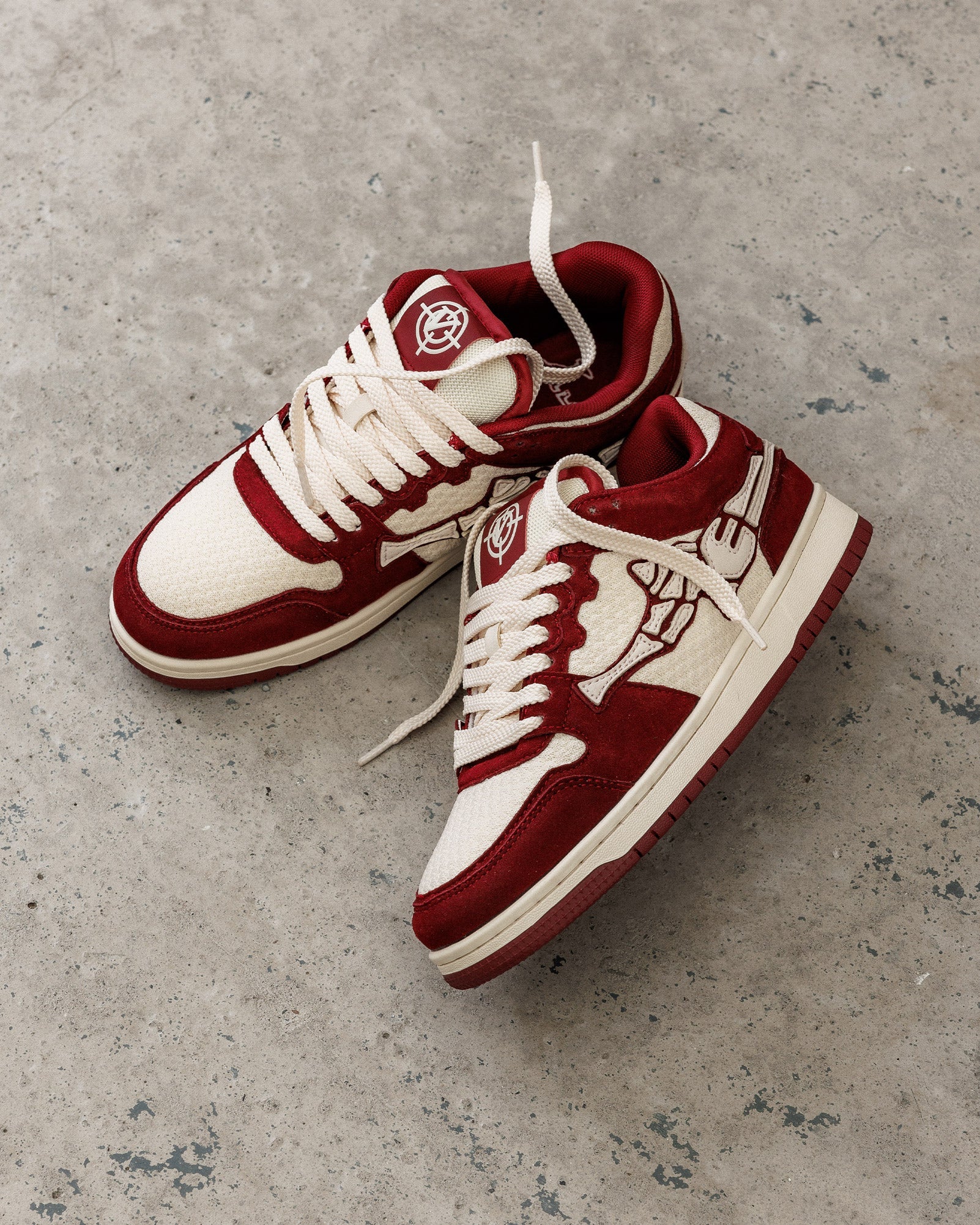 AKIMBO LOWS "ROMBO WINE RED"