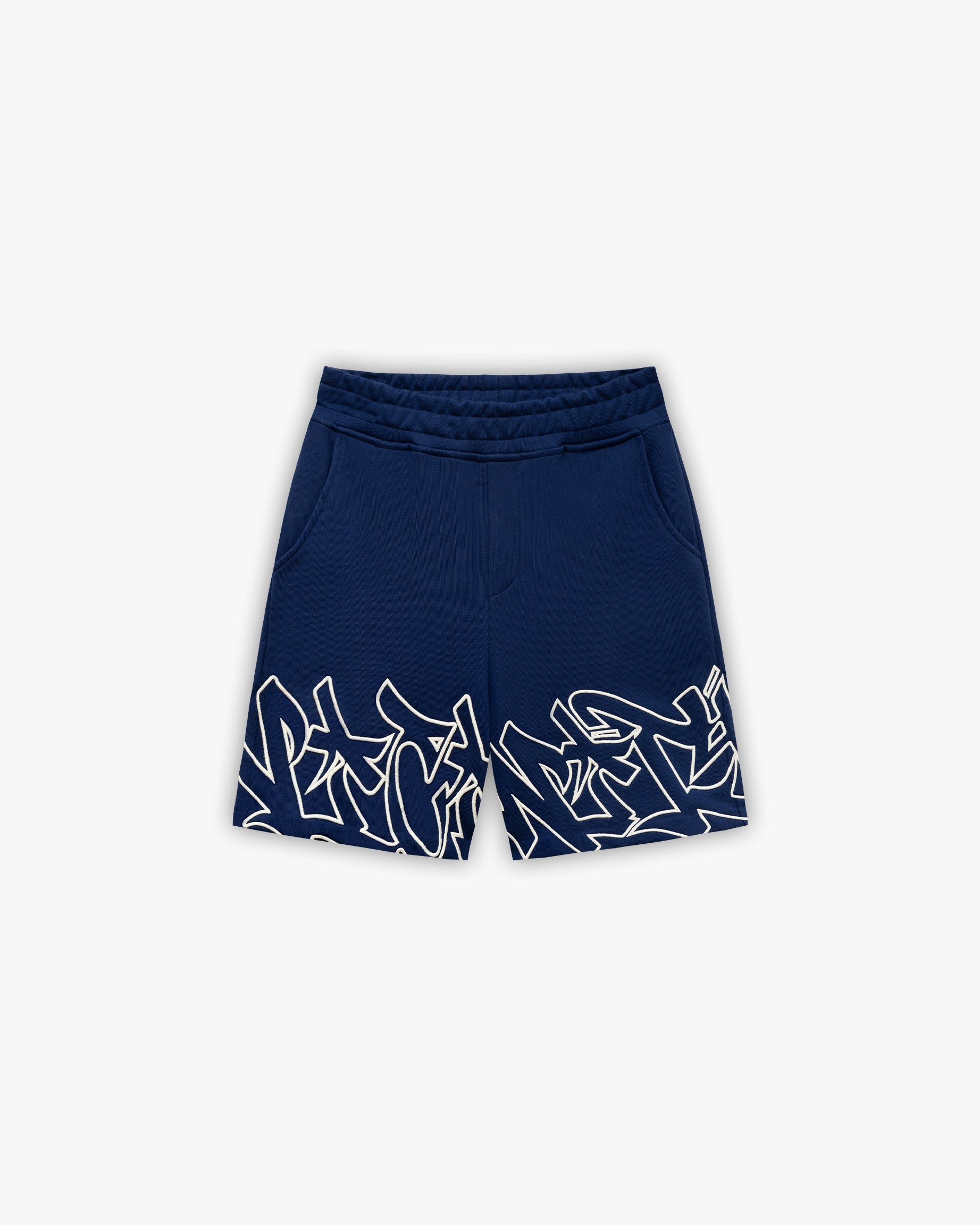 GRAFFITI SHORTS BLUE