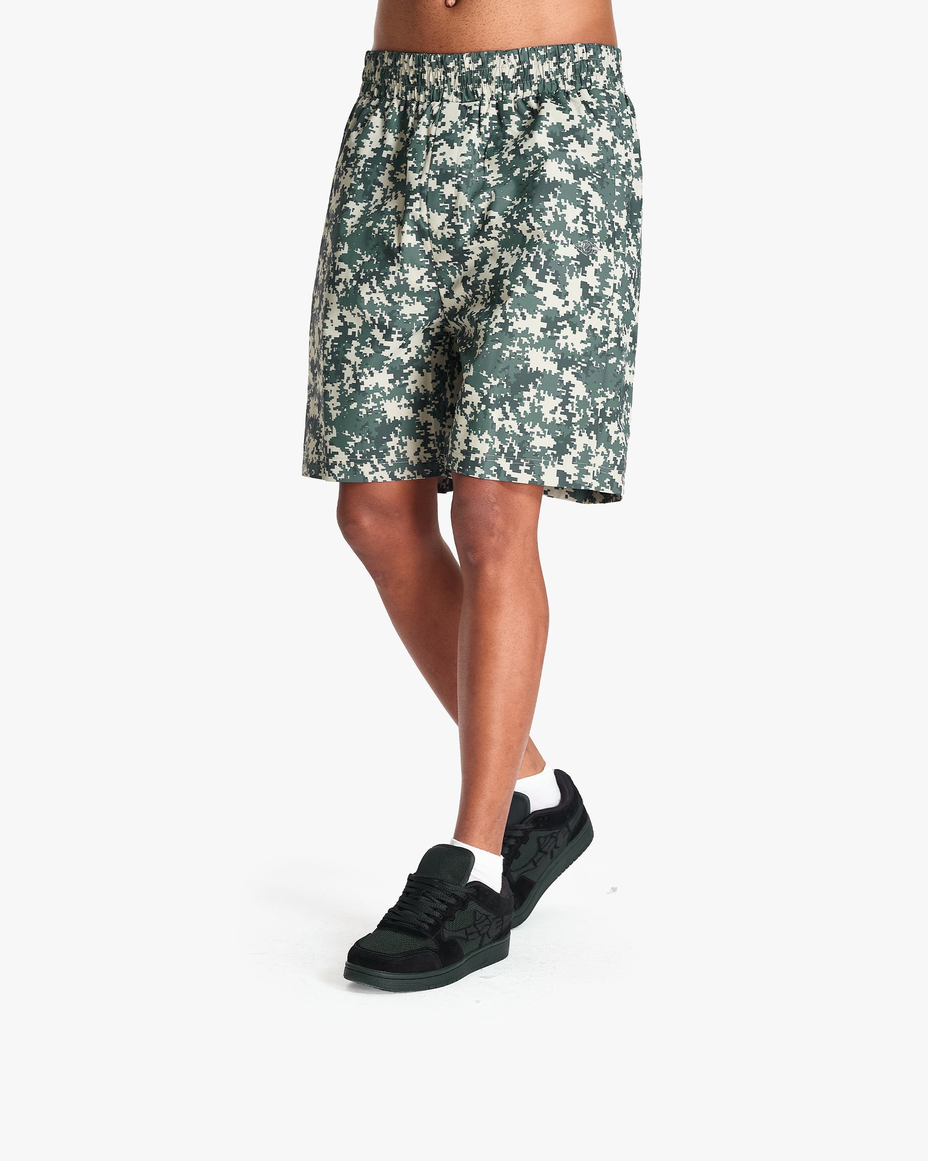 TRACK SHORTS PIXEL CAMO