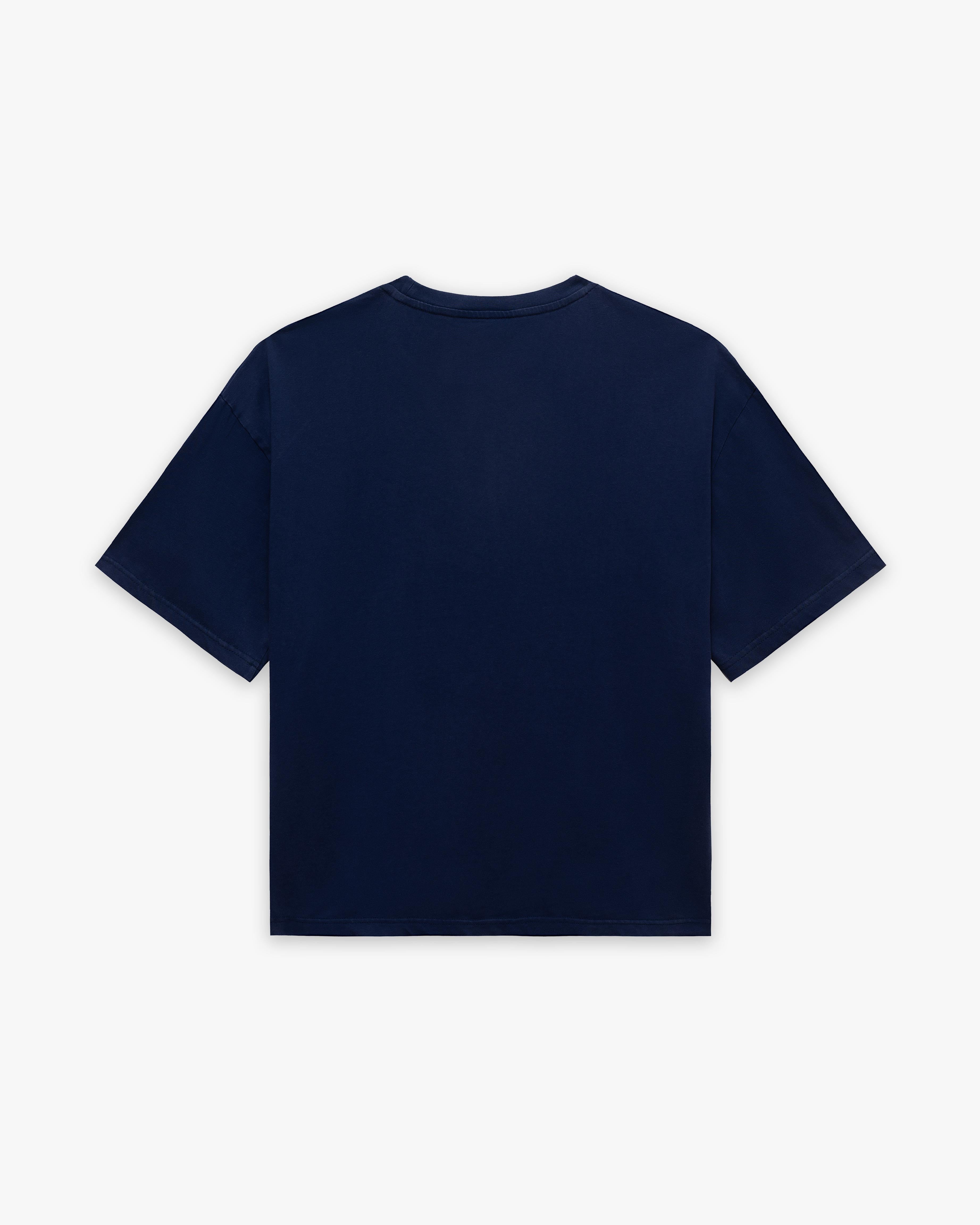 PASSPORT TEE WASHED BLUE