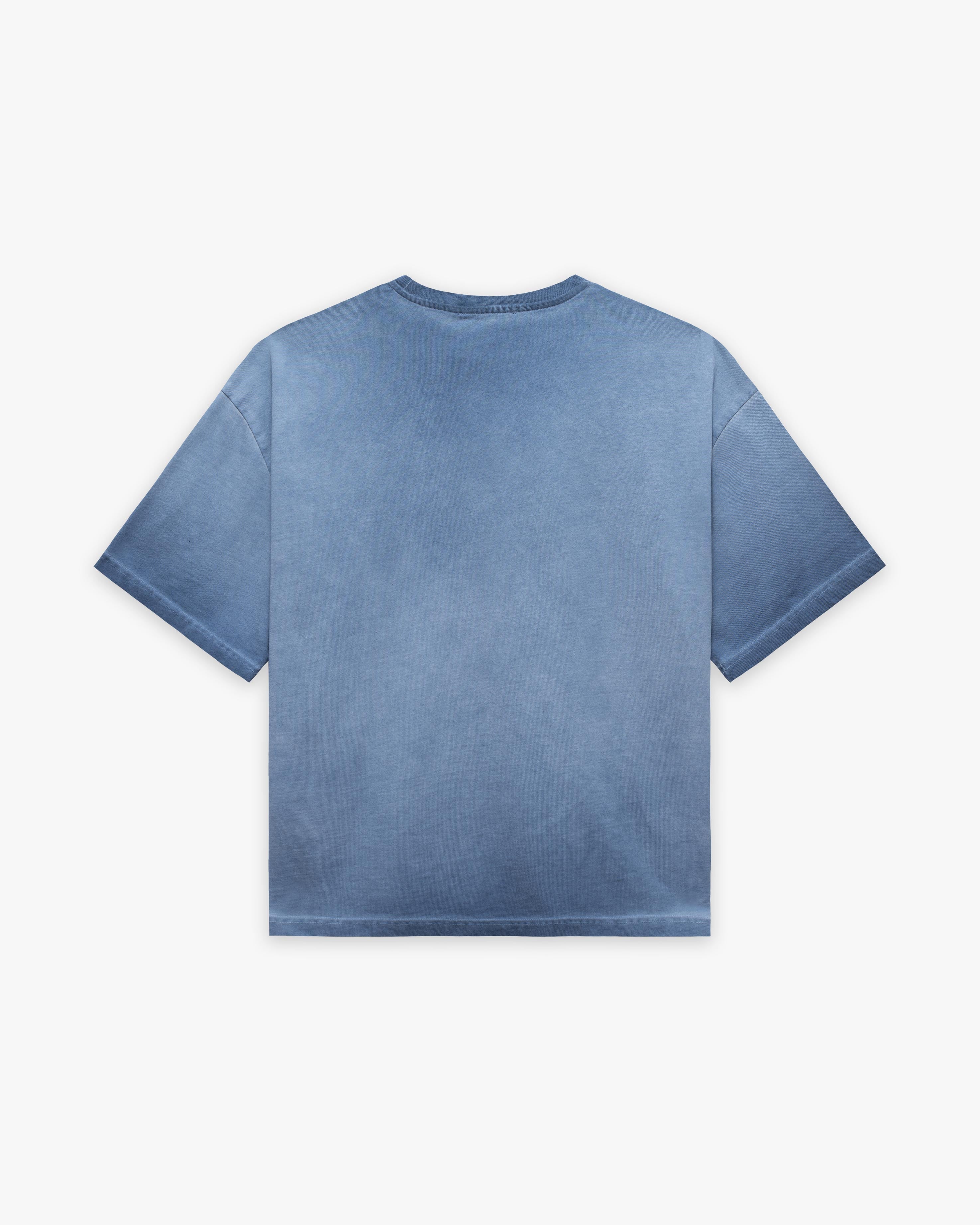 INITIALS TEE BLUE