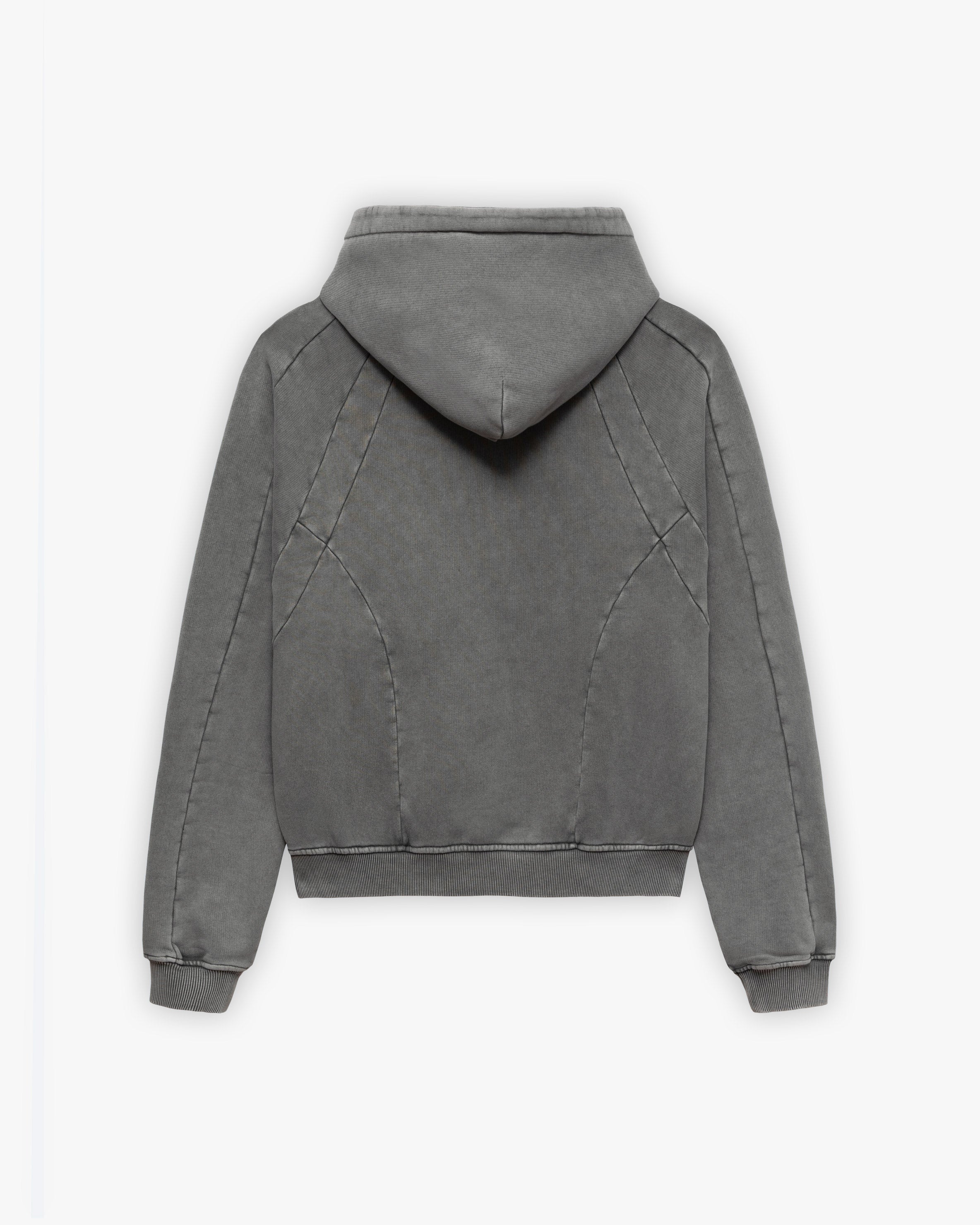 ACID WASHED HOODIE LIGHT GREY