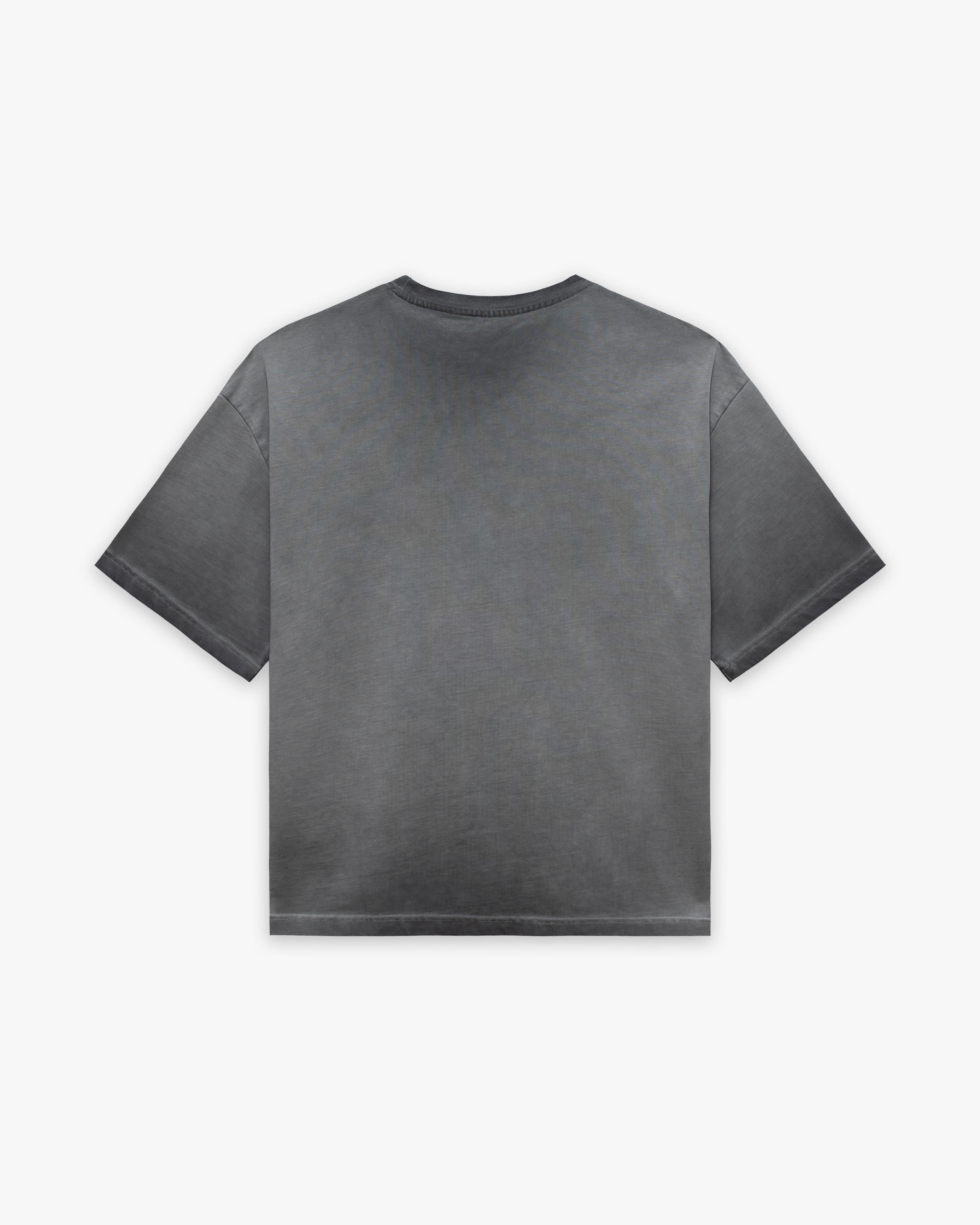 INITIALS TEE DARK GREY