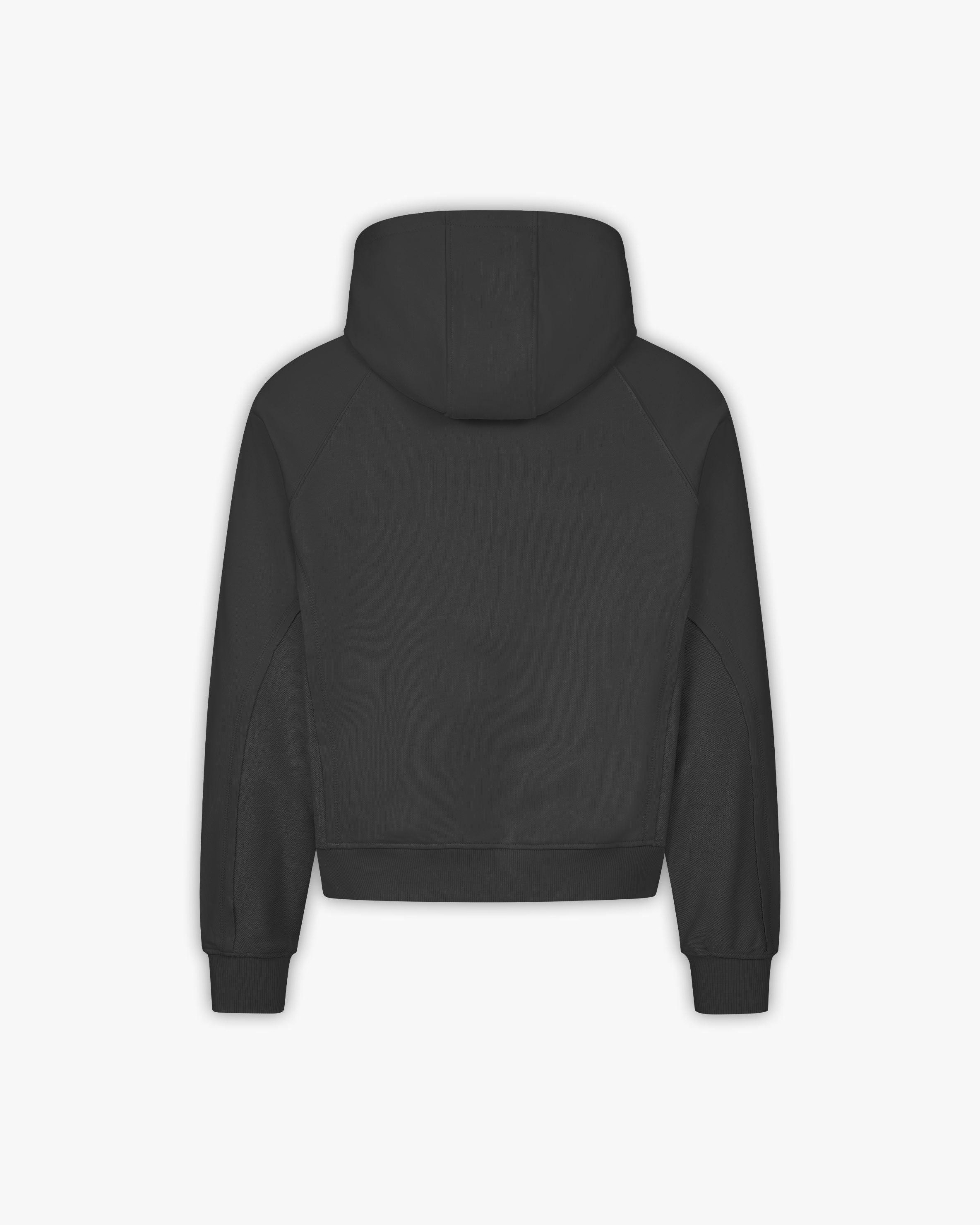 INSIDE OUT ZIP HOODIE ASH GREY (OLD SIZING)