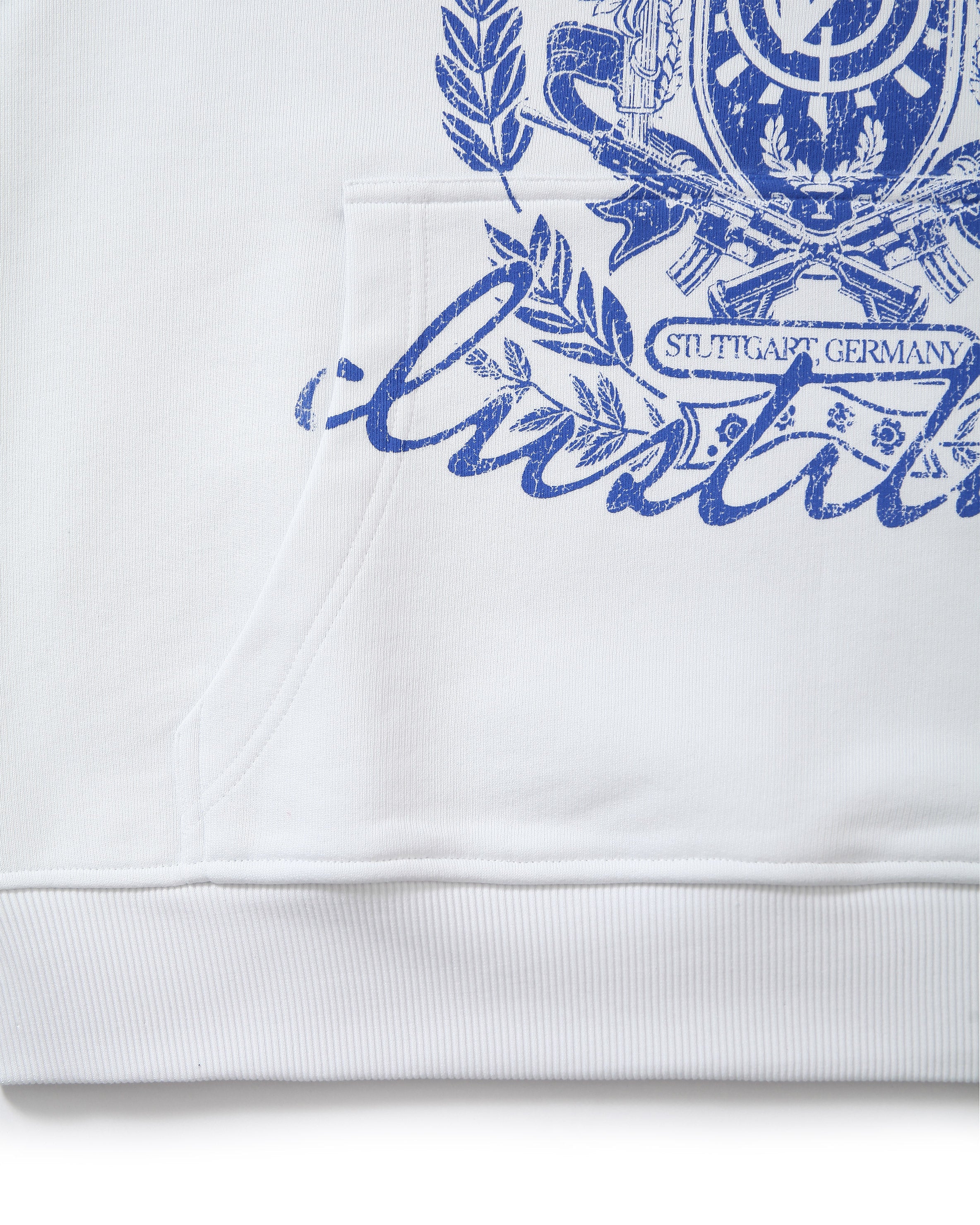 INSTITUTE HOODIE WHITE/BLUE