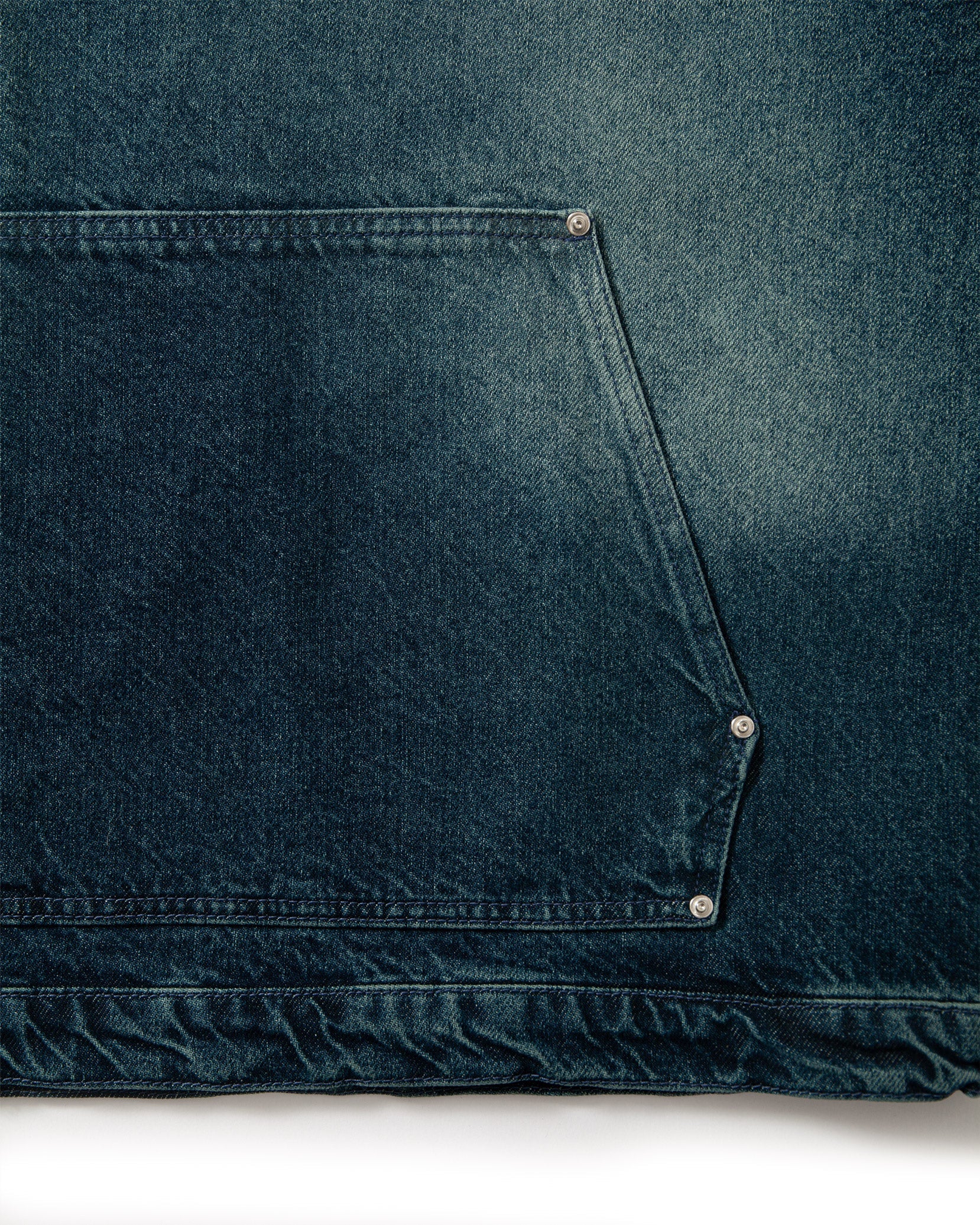 WILD SOUTH DENIM HOODIE LAKE