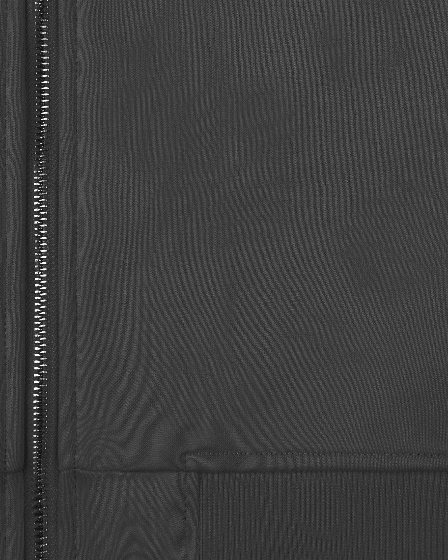 INSIDE OUT ZIP HOODIE ASH GREY (OLD SIZING)