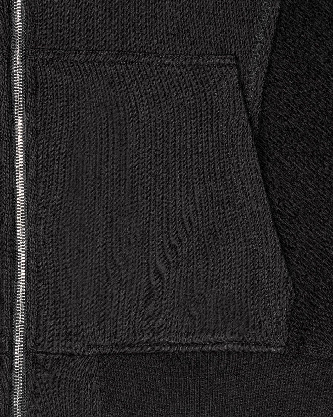 INSIDE OUT ZIP HOODIE BLACK (OLD SIZING)