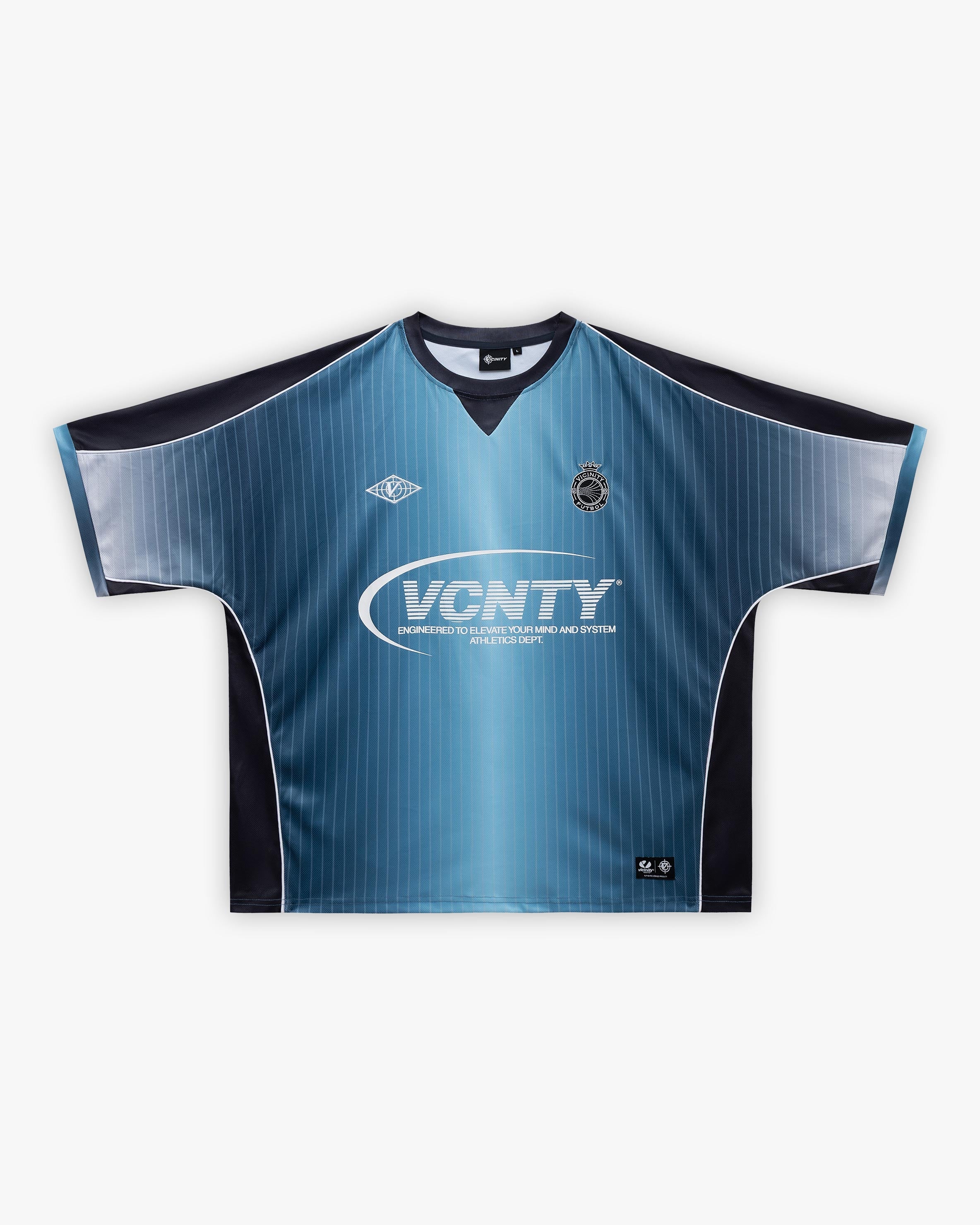 GRADIENT JERSEY AQUA