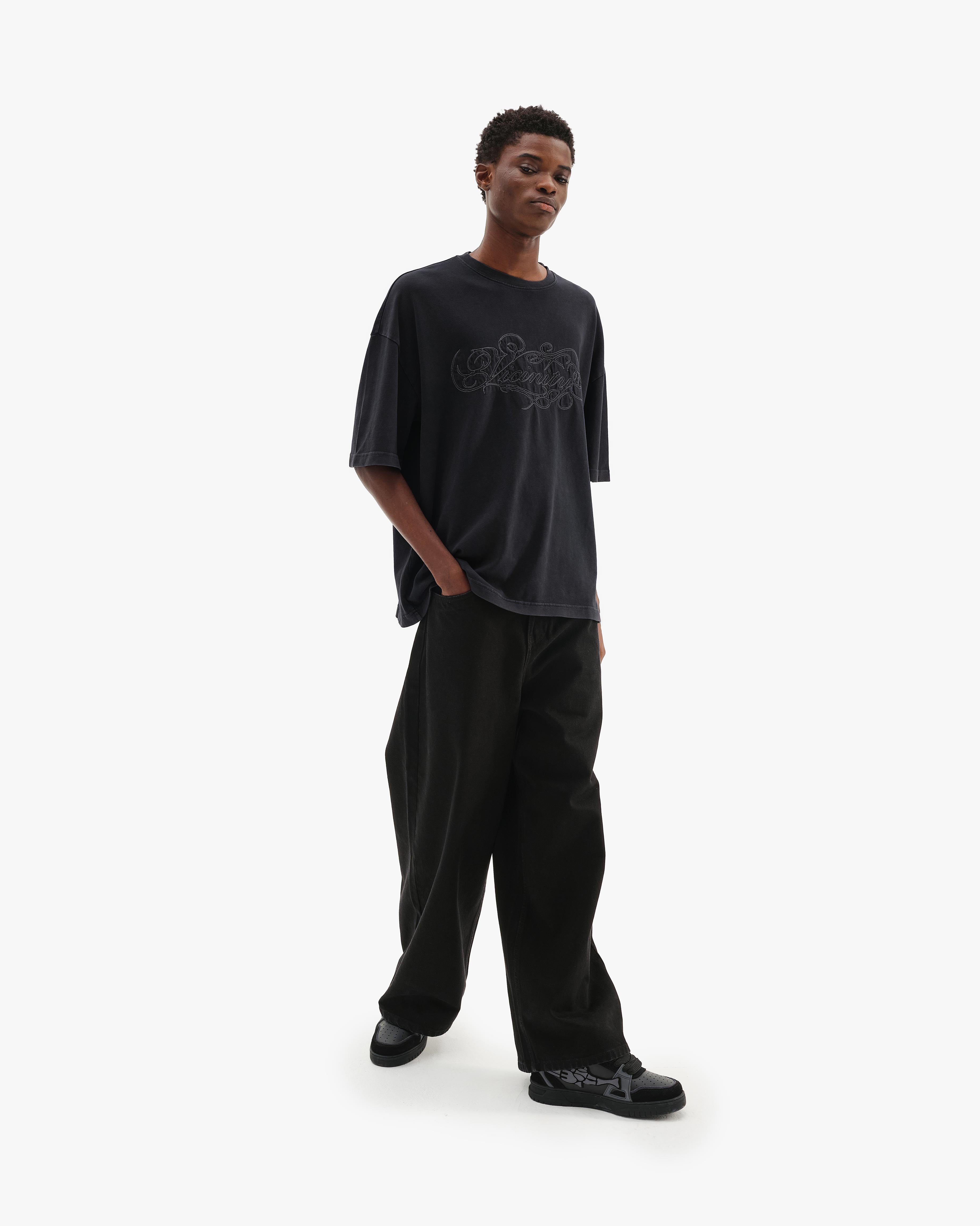 SIGNATURE TEE VINTAGE BLACK