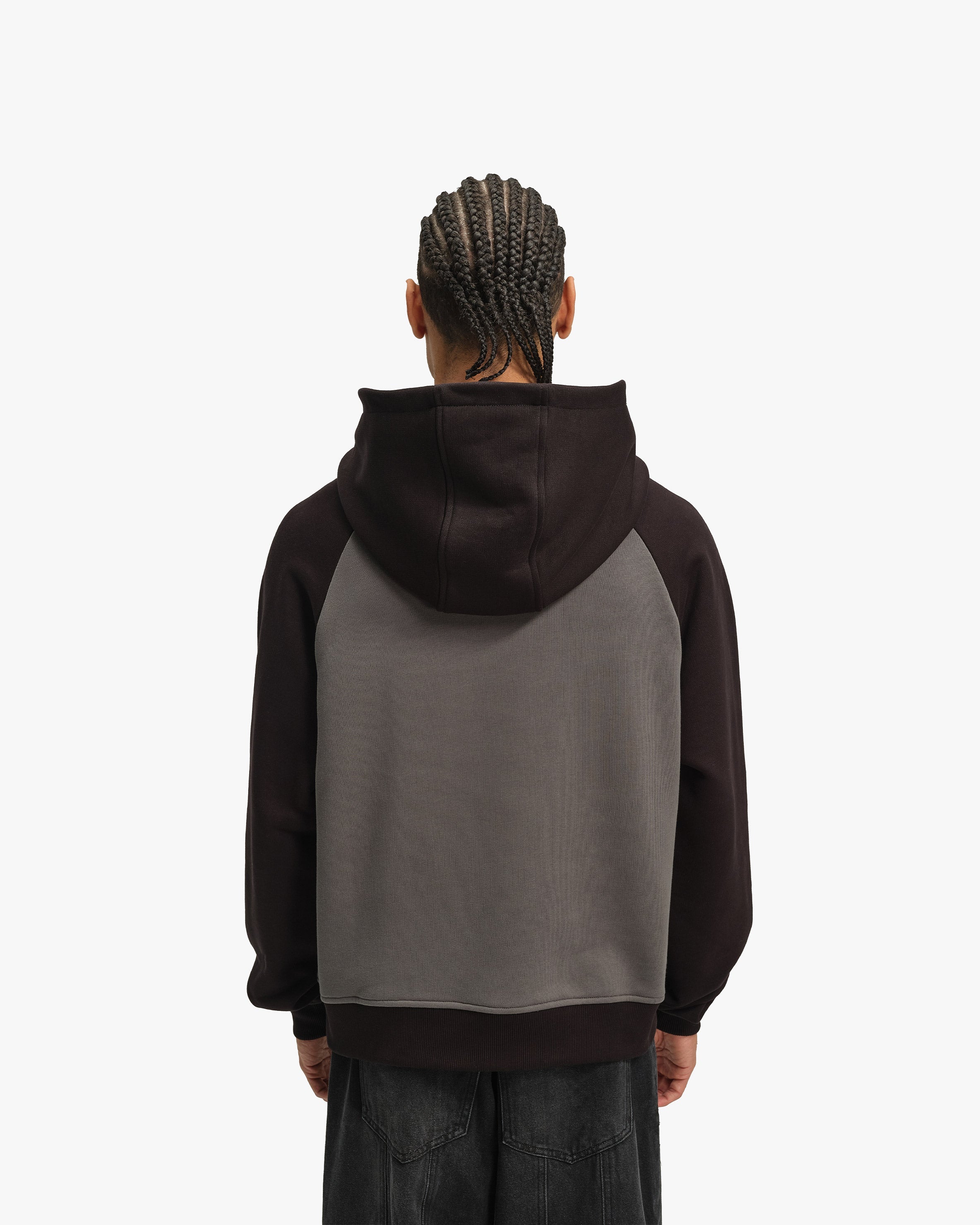 INSTITUTE HOODIE GREY/BLACK