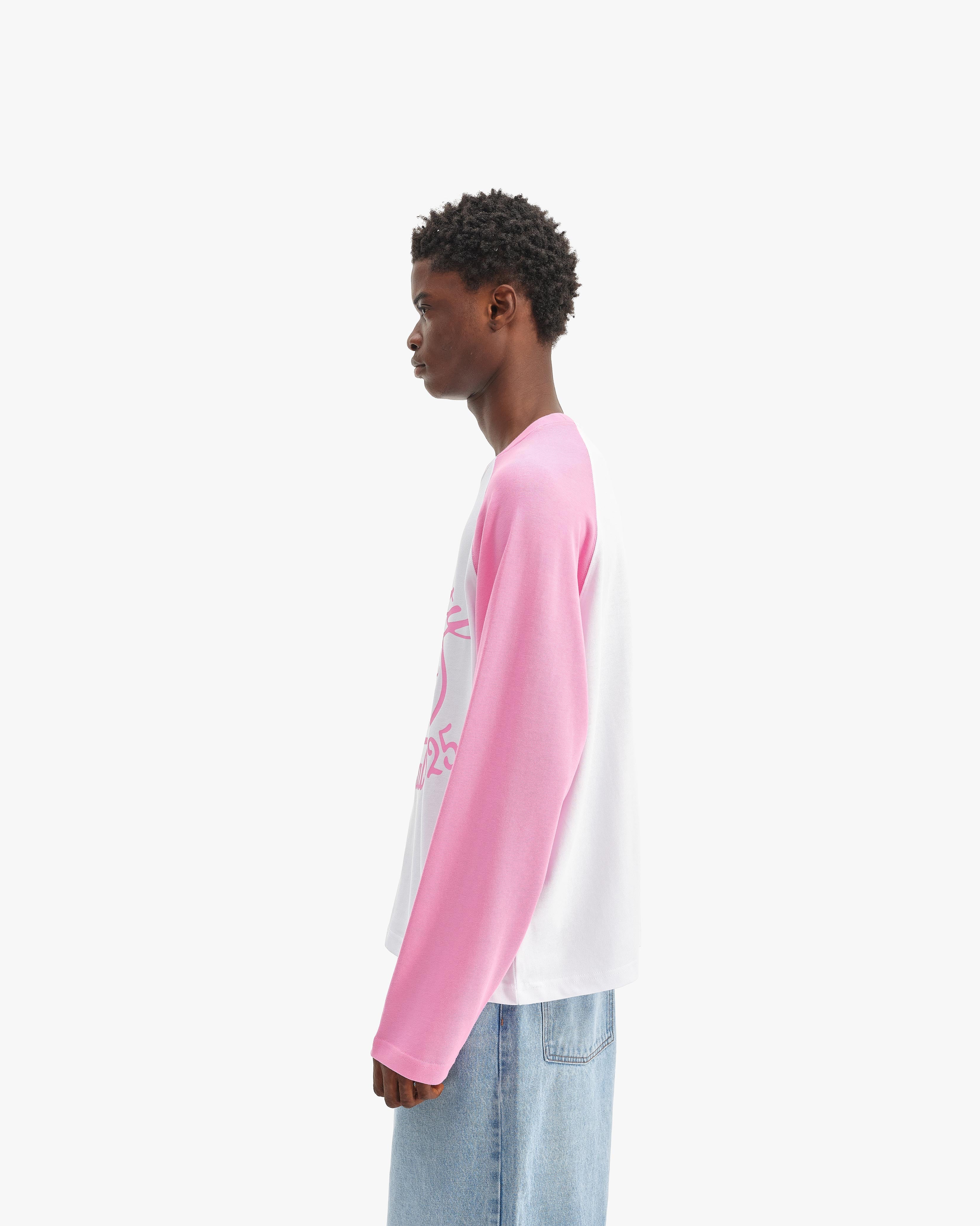 INTERNATIONAL LONGSLEEVE WHITE/PINK