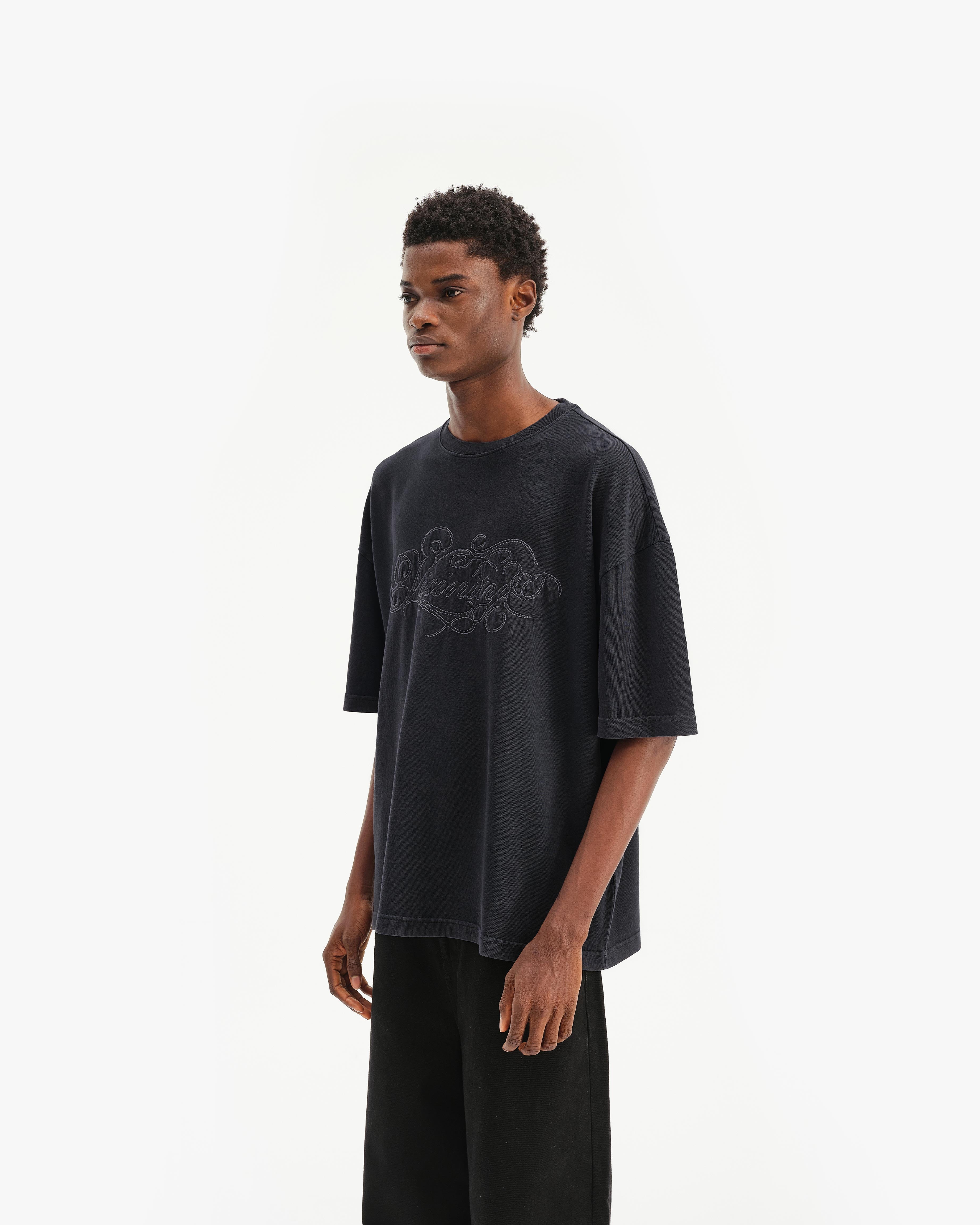 SIGNATURE TEE VINTAGE BLACK