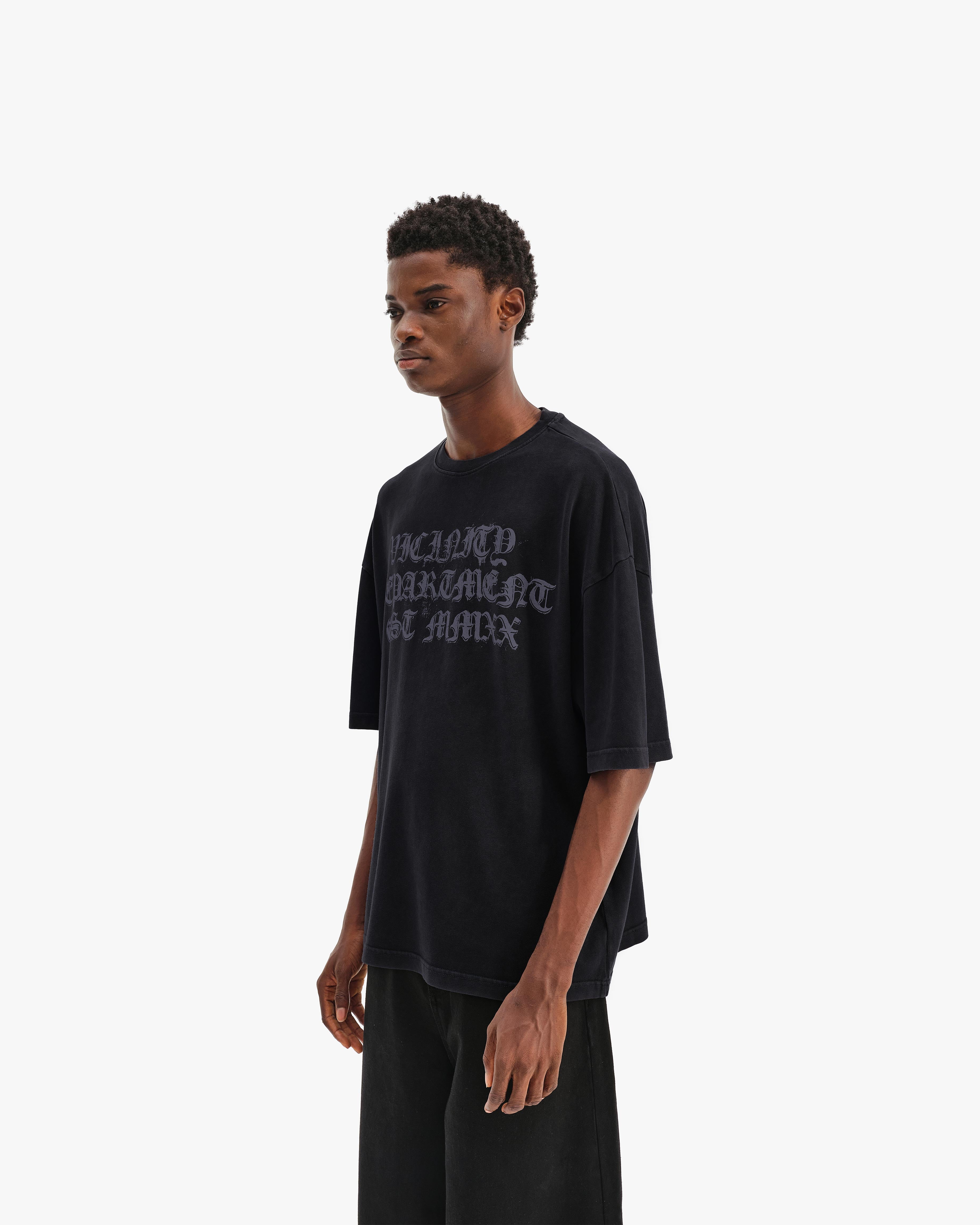 GOTH DEPT TEE VINTAGE BLACK
