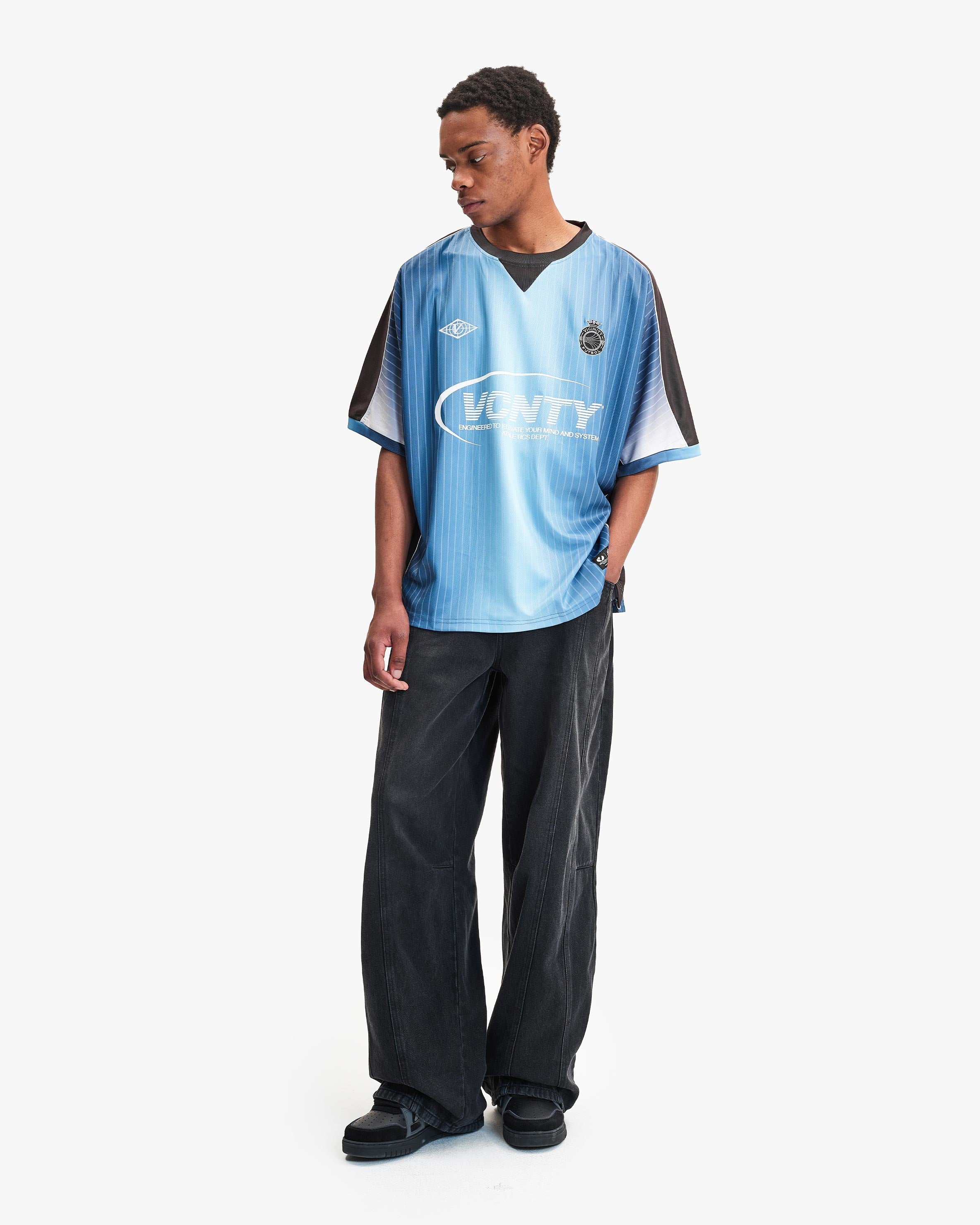 GRADIENT JERSEY AQUA