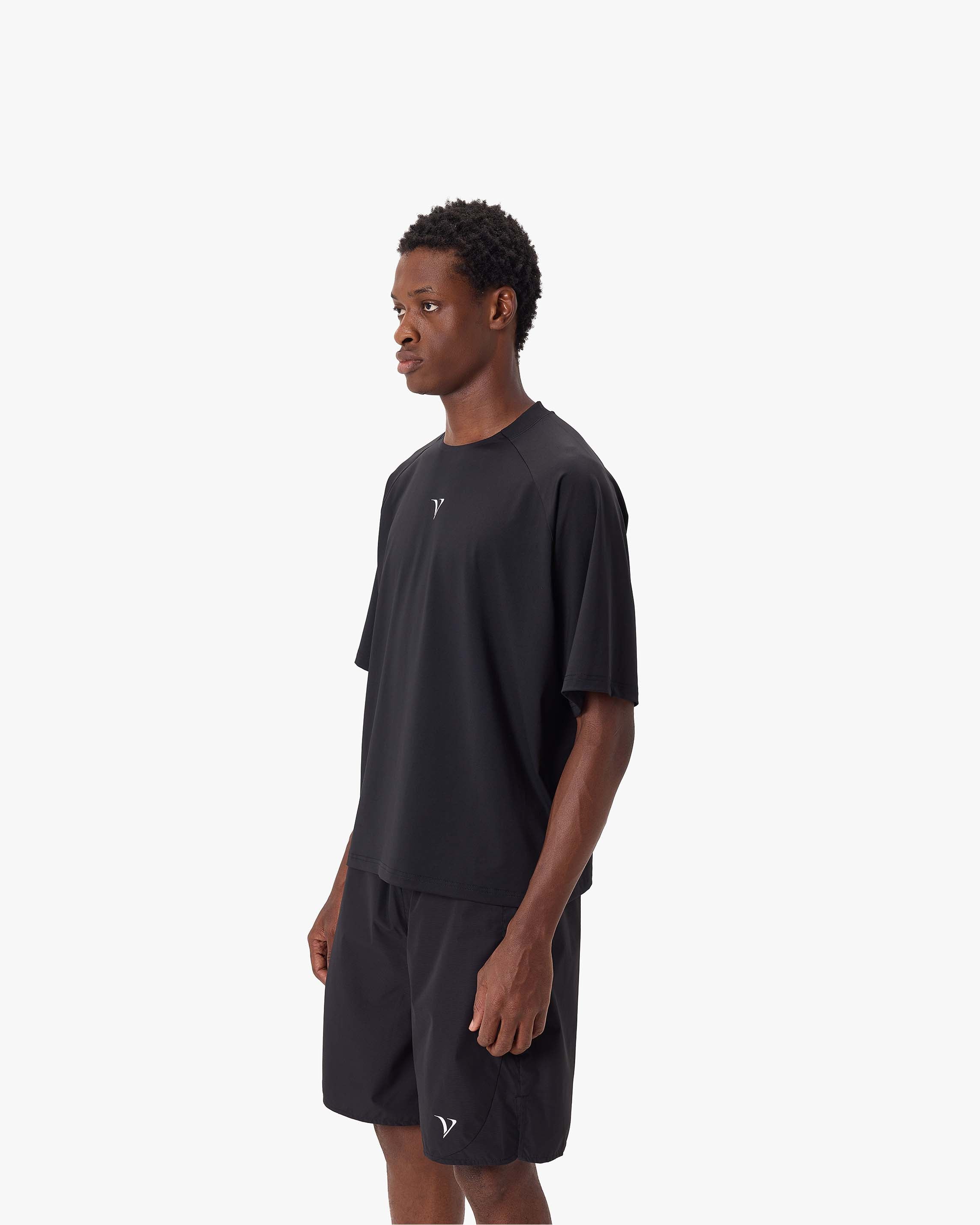 ACTIVEWEAR BOXY TEE BLACK