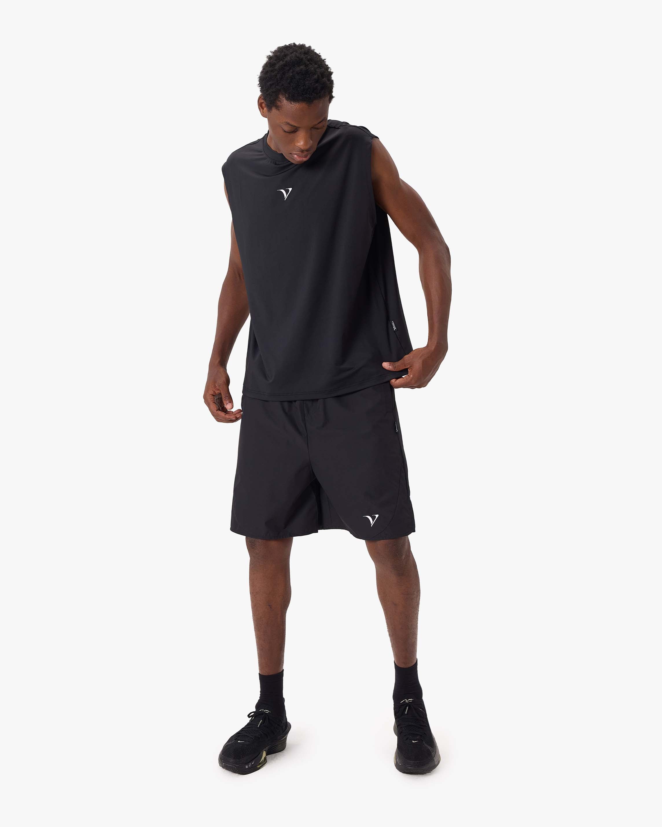 ACTIVEWEAR BOXY TANKTOP BLACK