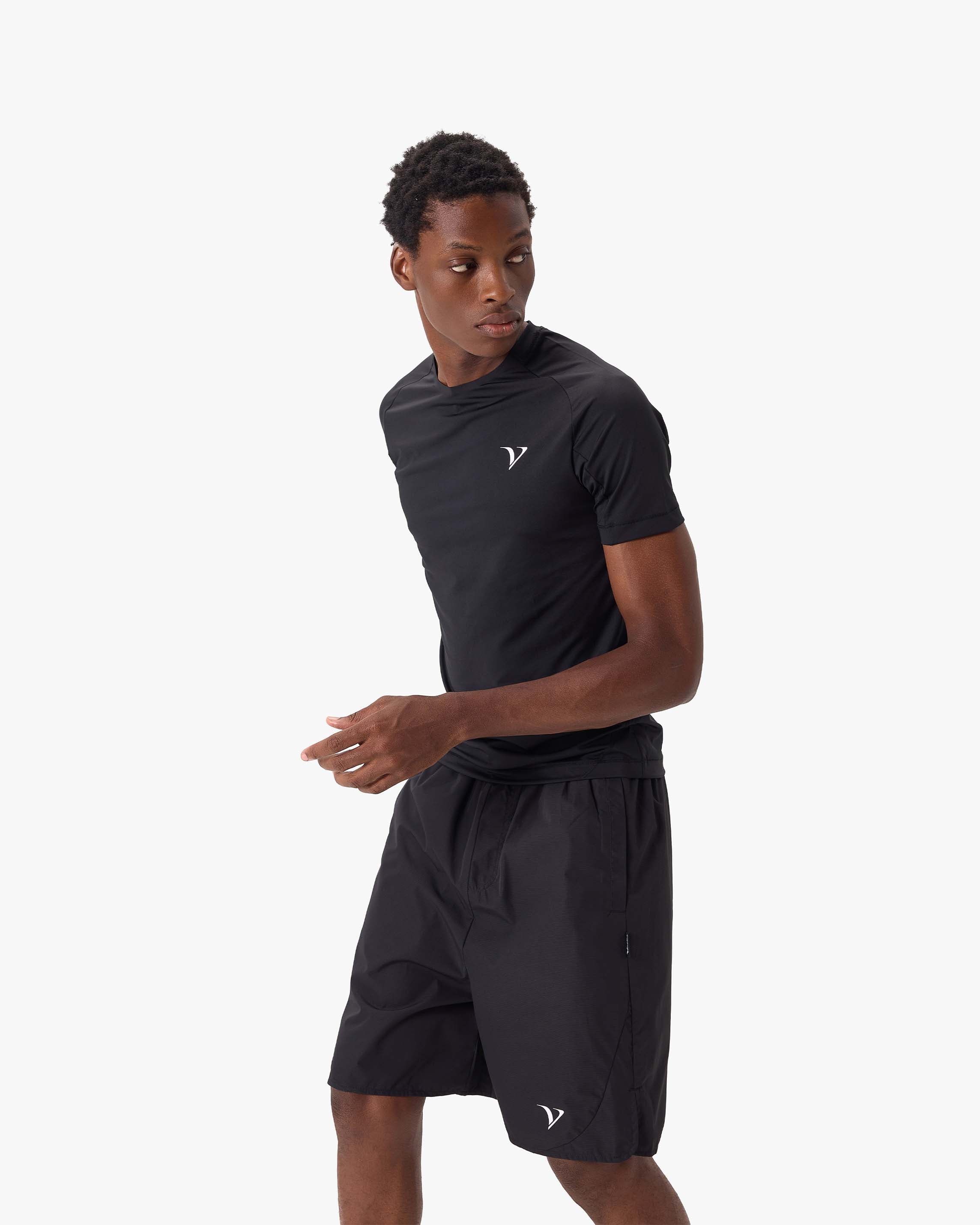ACTIVEWEAR COMPRESSION TEE BLACK