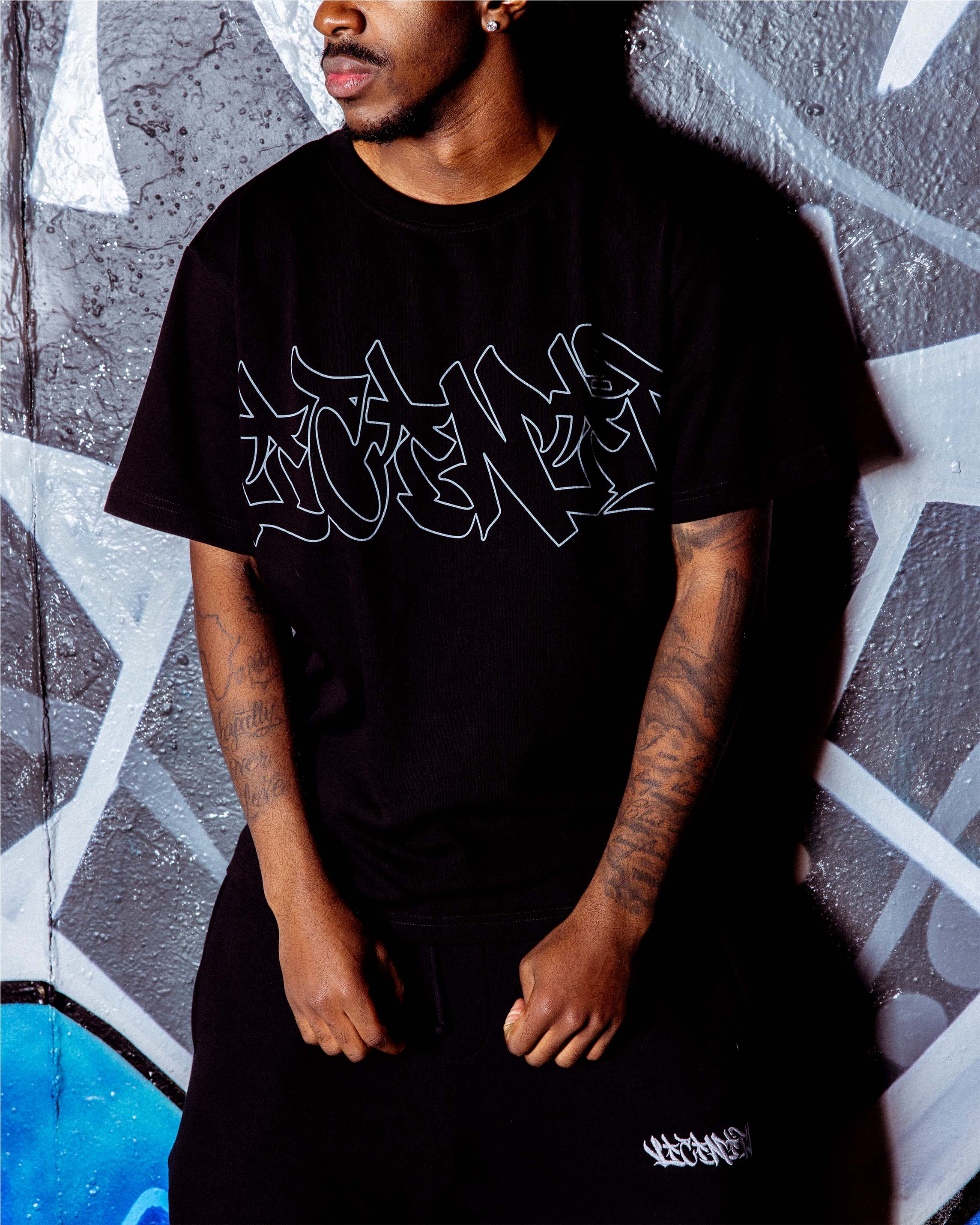 GRAFFITI TEE BLACK