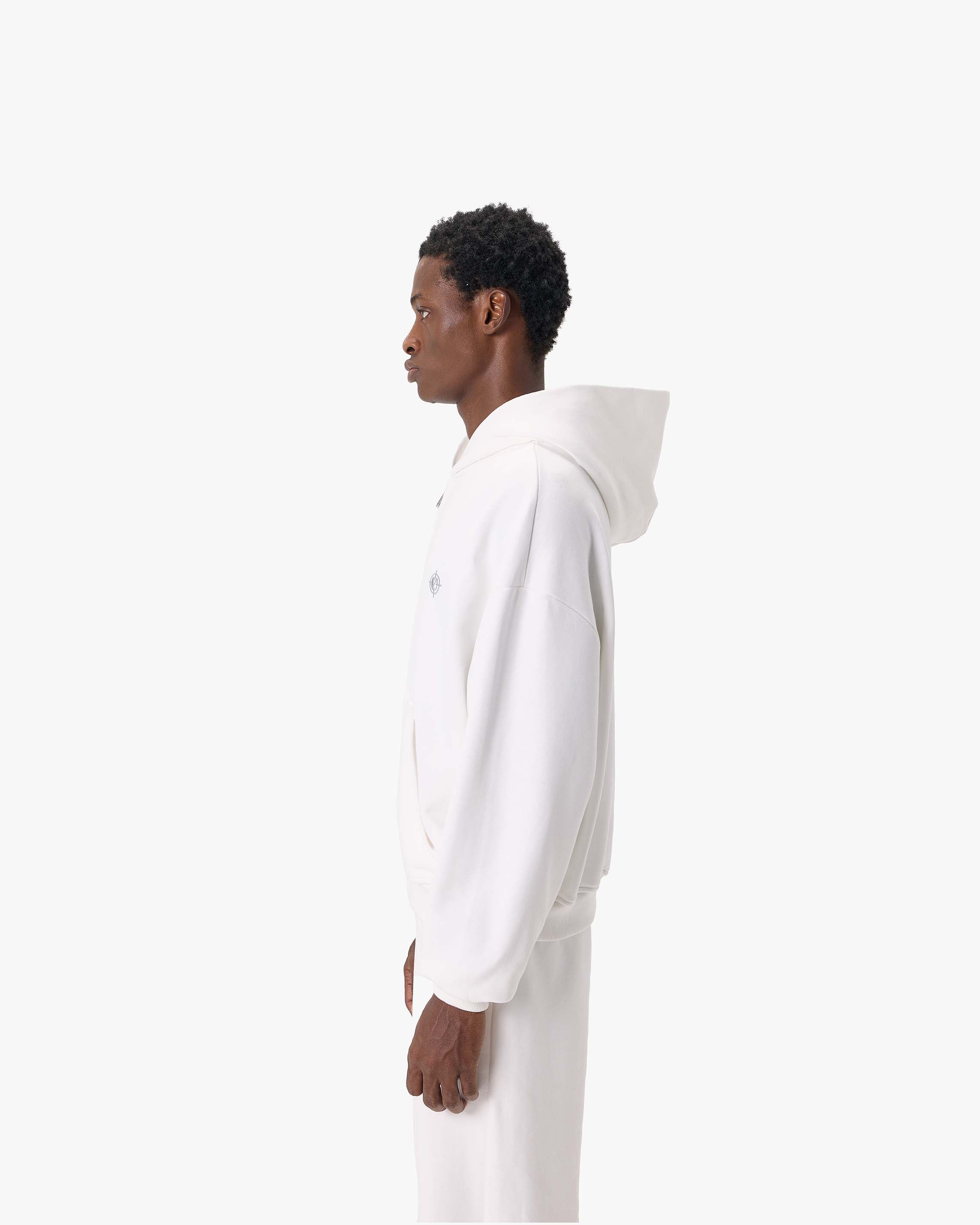 SOFTS ZIP-HOODIE WHITE