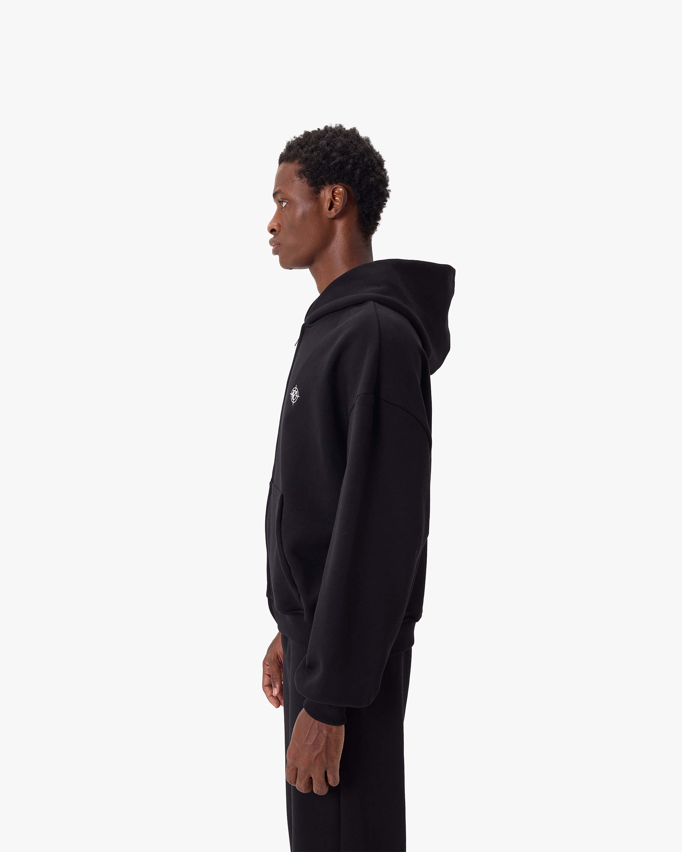SOFTS ZIP-HOODIE BLACK