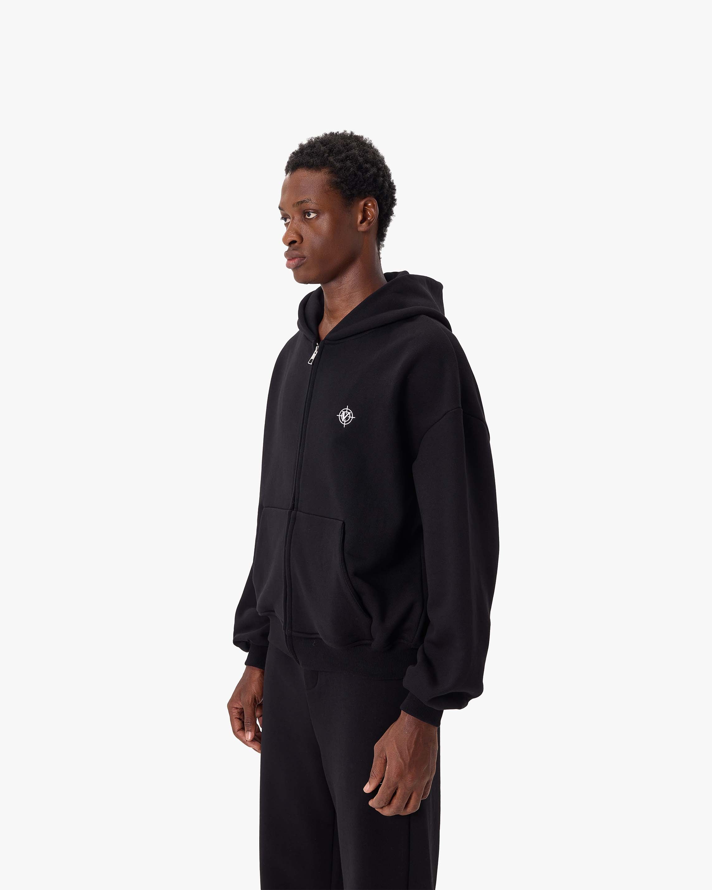 SOFTS ZIP-HOODIE BLACK