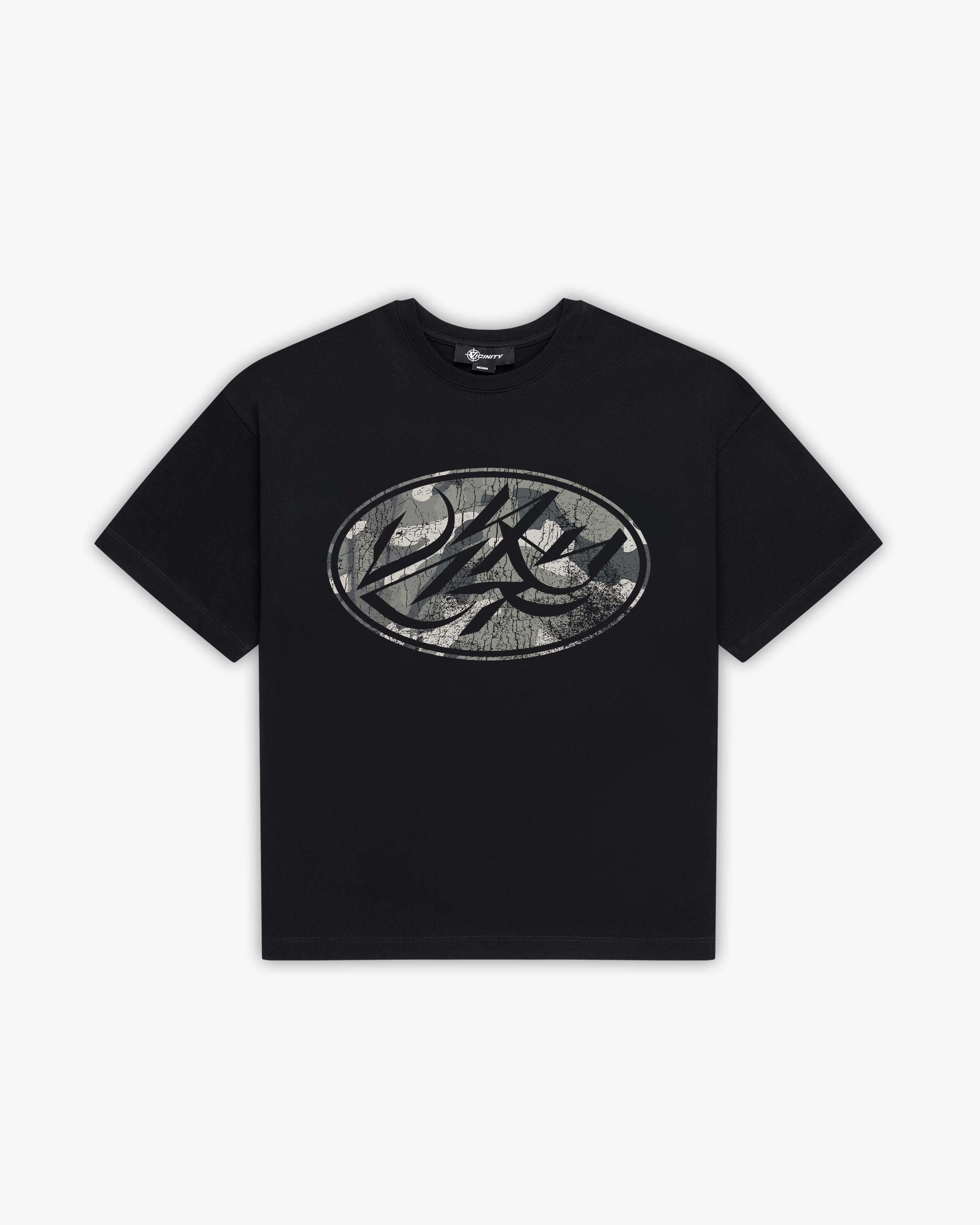 BROKEN SCRIPT TEE BLACK