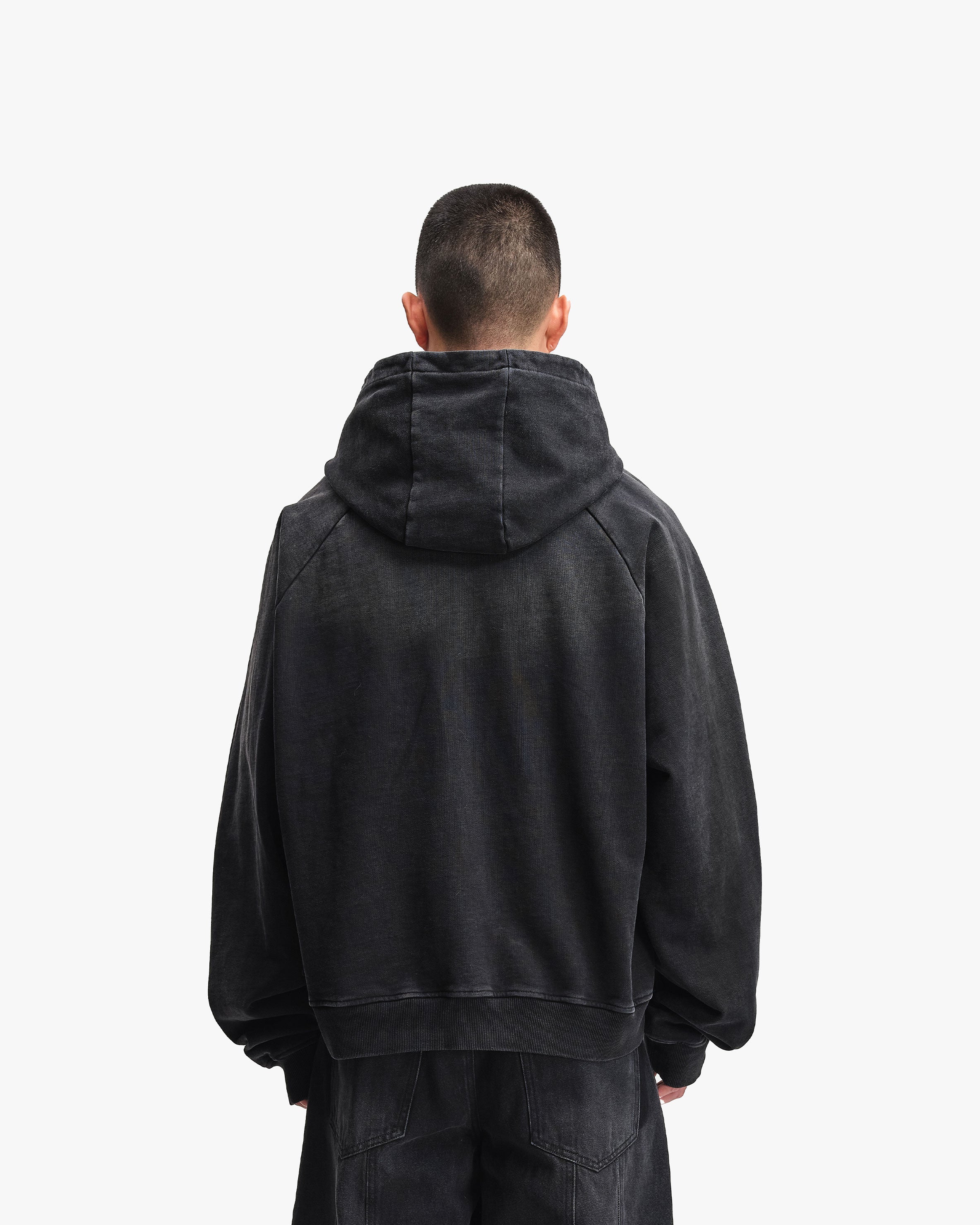 GALLERY HOODIE WASHED BLACK